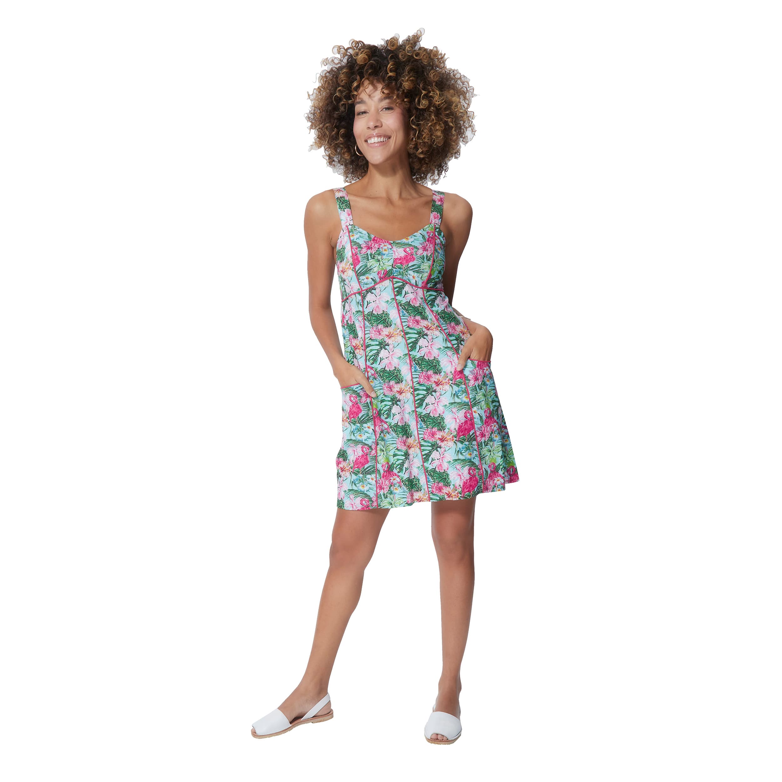 Robe été courte sans manches Ciriaco - 100% coton - Akoustik Online