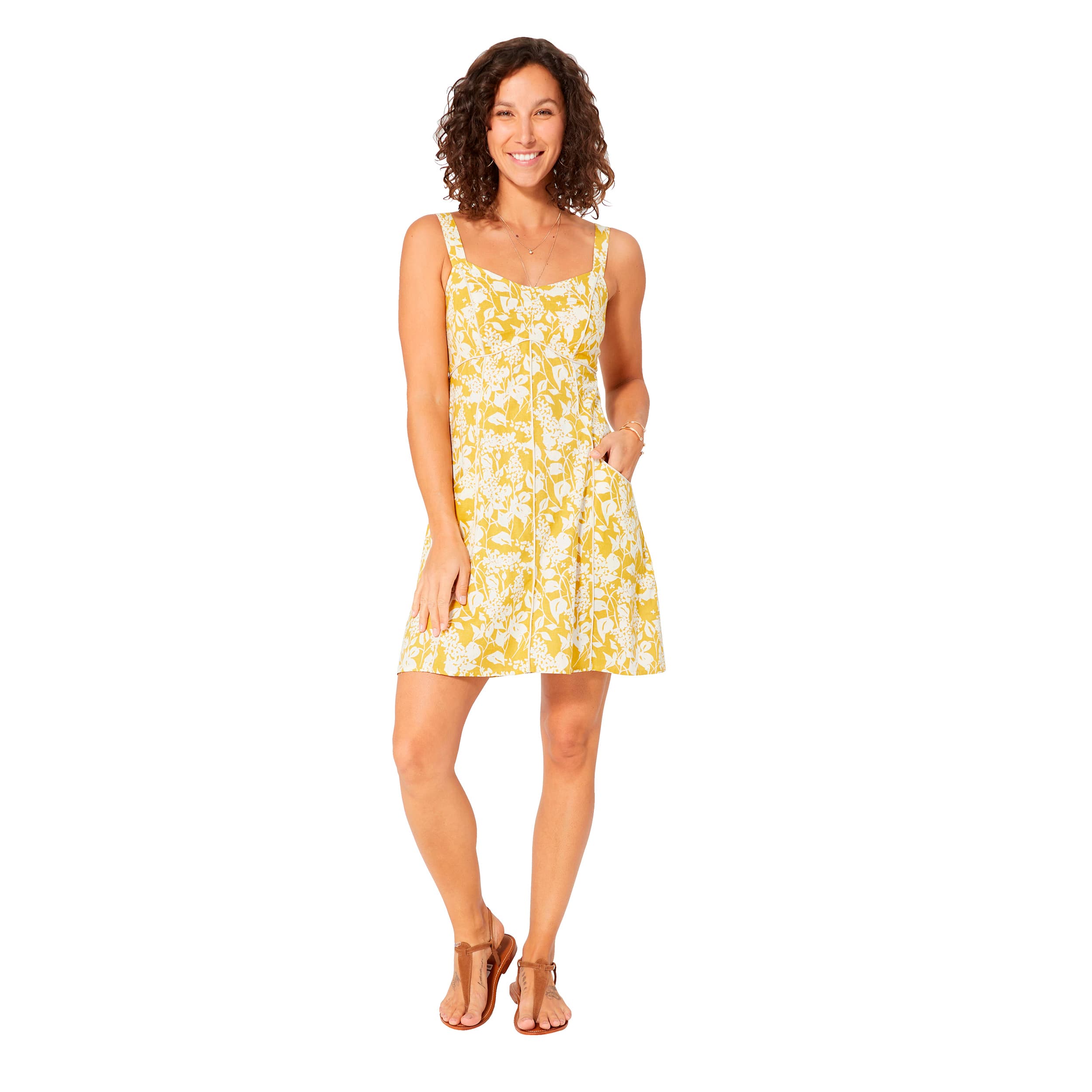 Robe été courte sans manches Carlotta - 100% coton - Akoustik Online