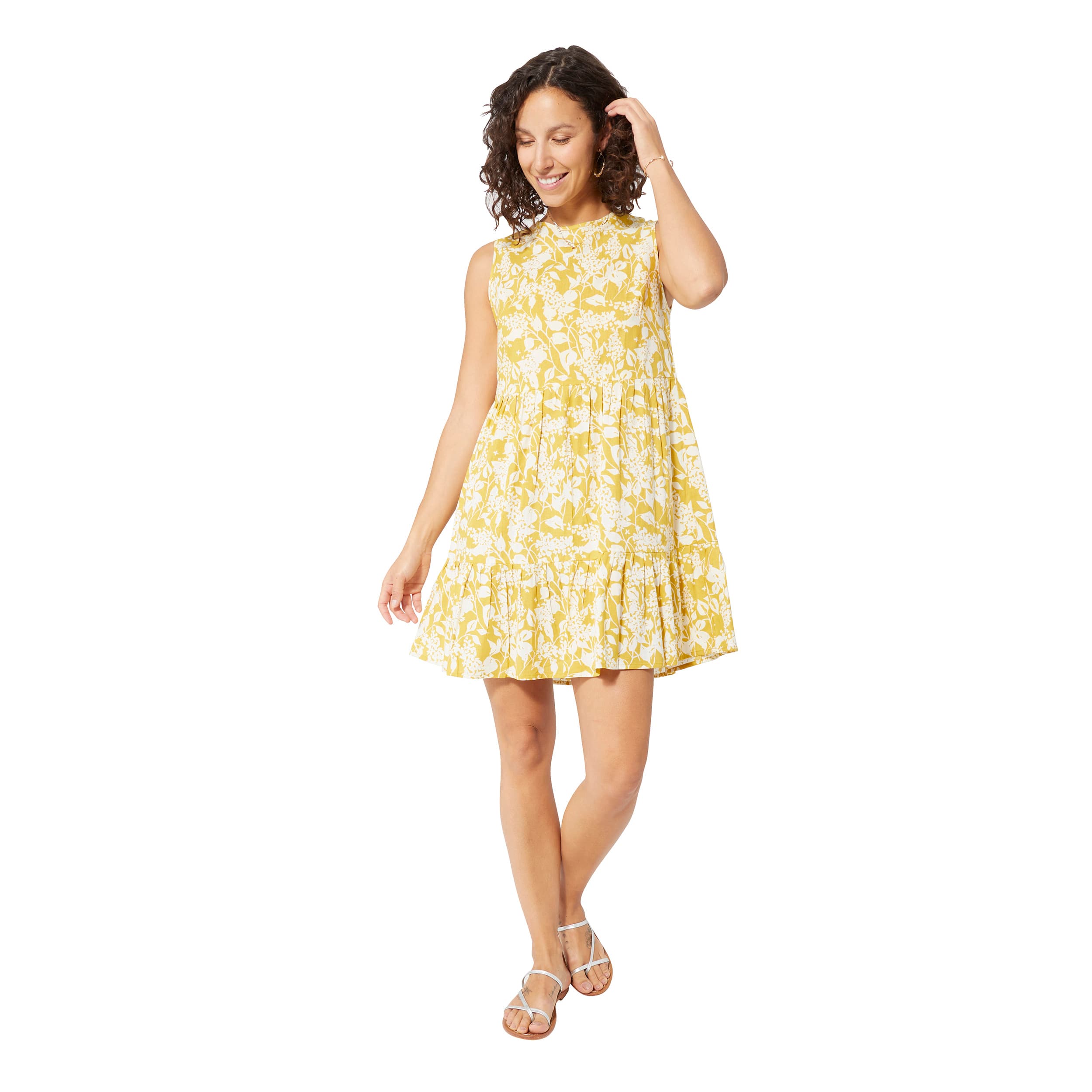 Robe été courte sans manches Ulisse - 100% coton - Akoustik Online
