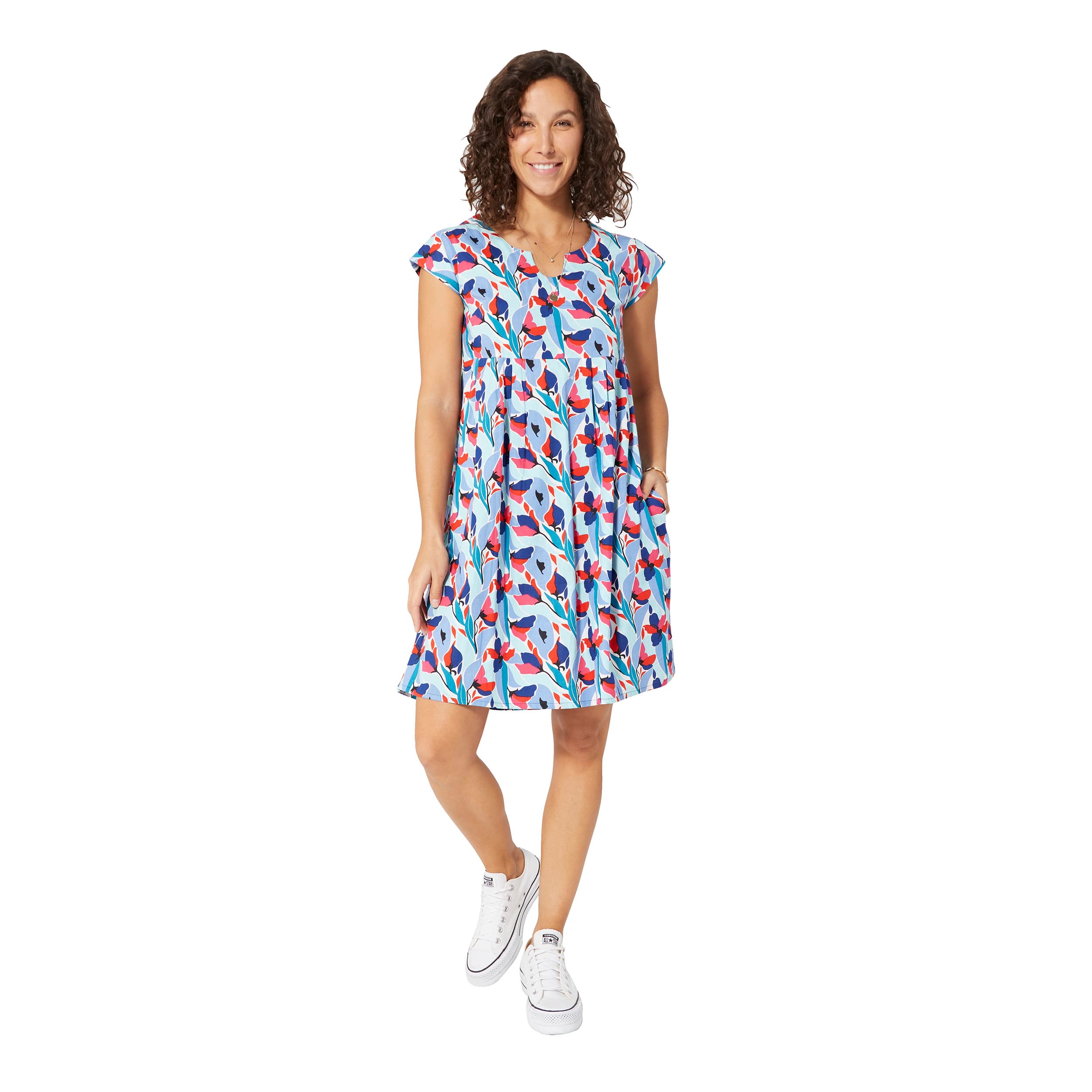 Robe été mi-longue manches courtes Rakel - Akoustik Online