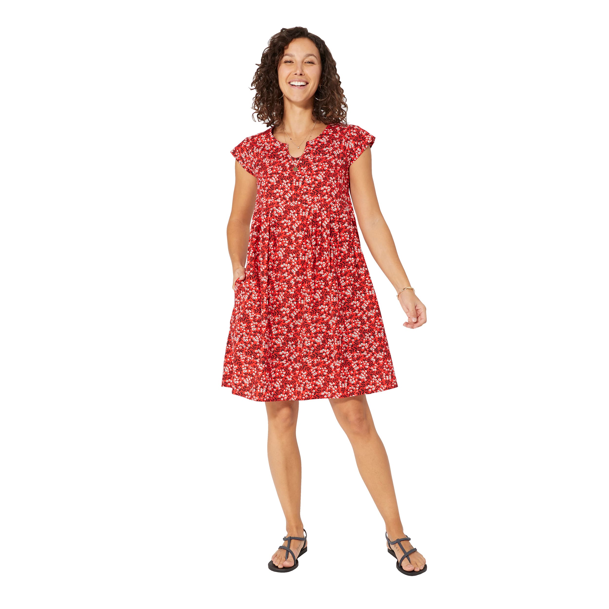 Robe été mi-longue manches courtes Vilchjo - Akoustik Online