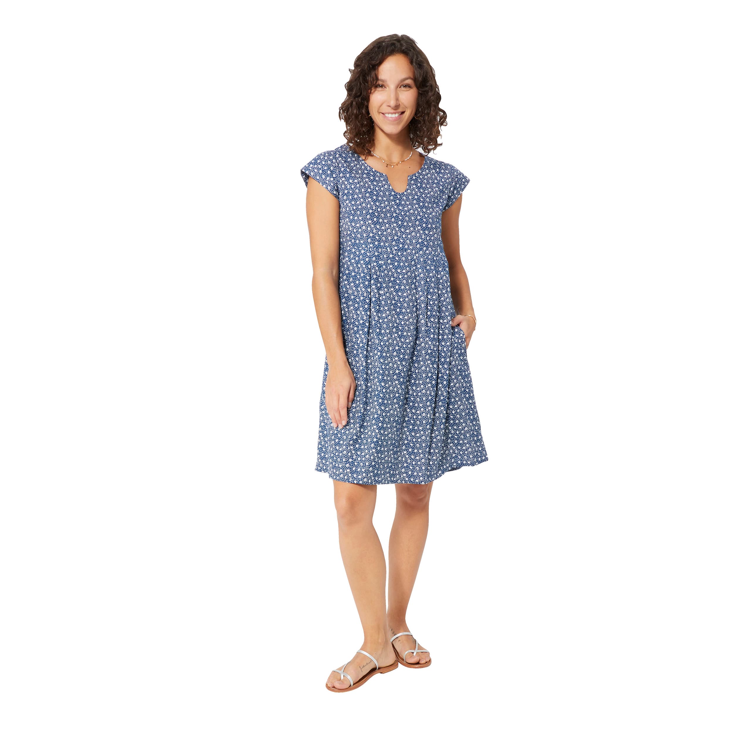 Robe été mi-longue manches courtes Romayne - Akoustik Online