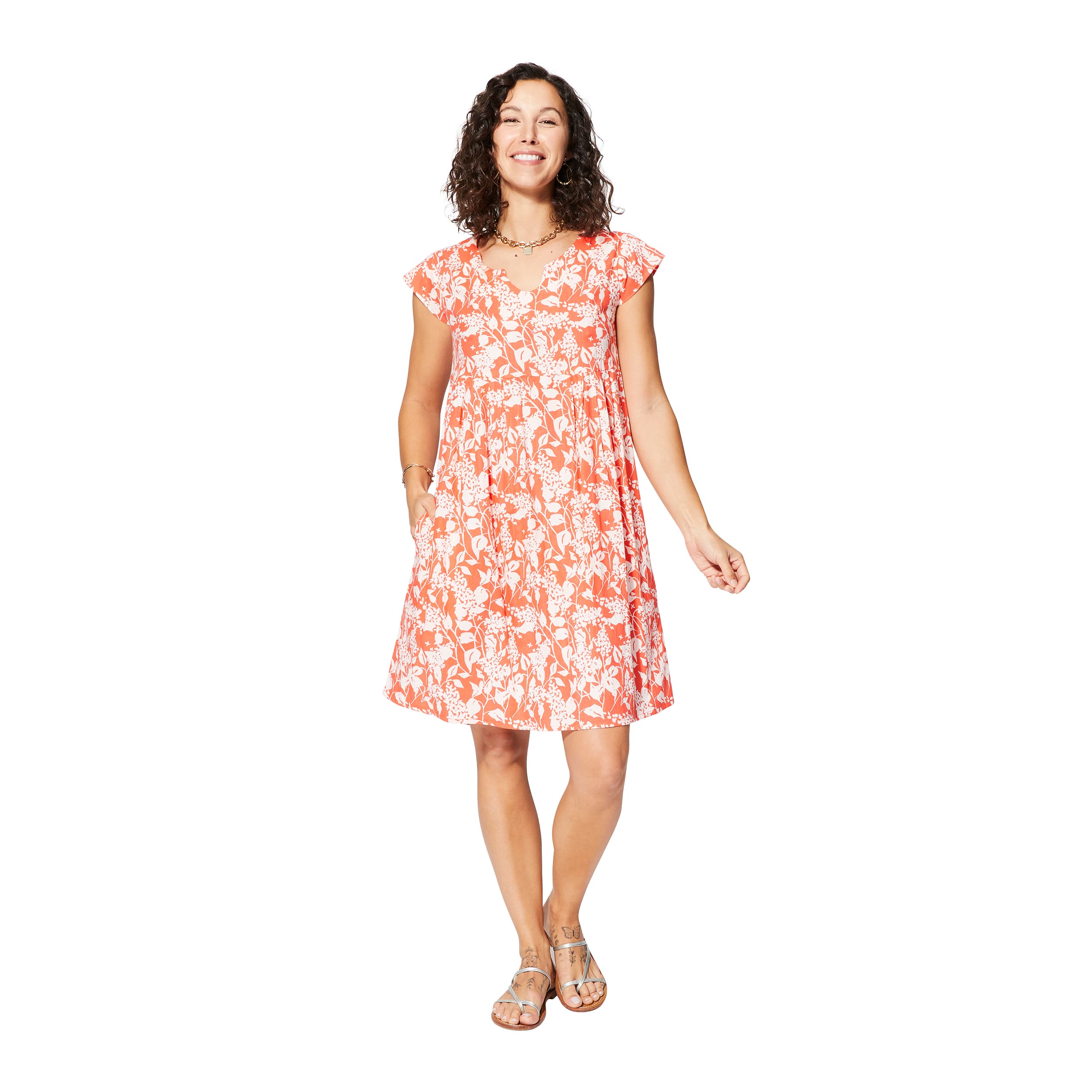 Robe été mi-longue manches courtes Carmel - Akoustik Online