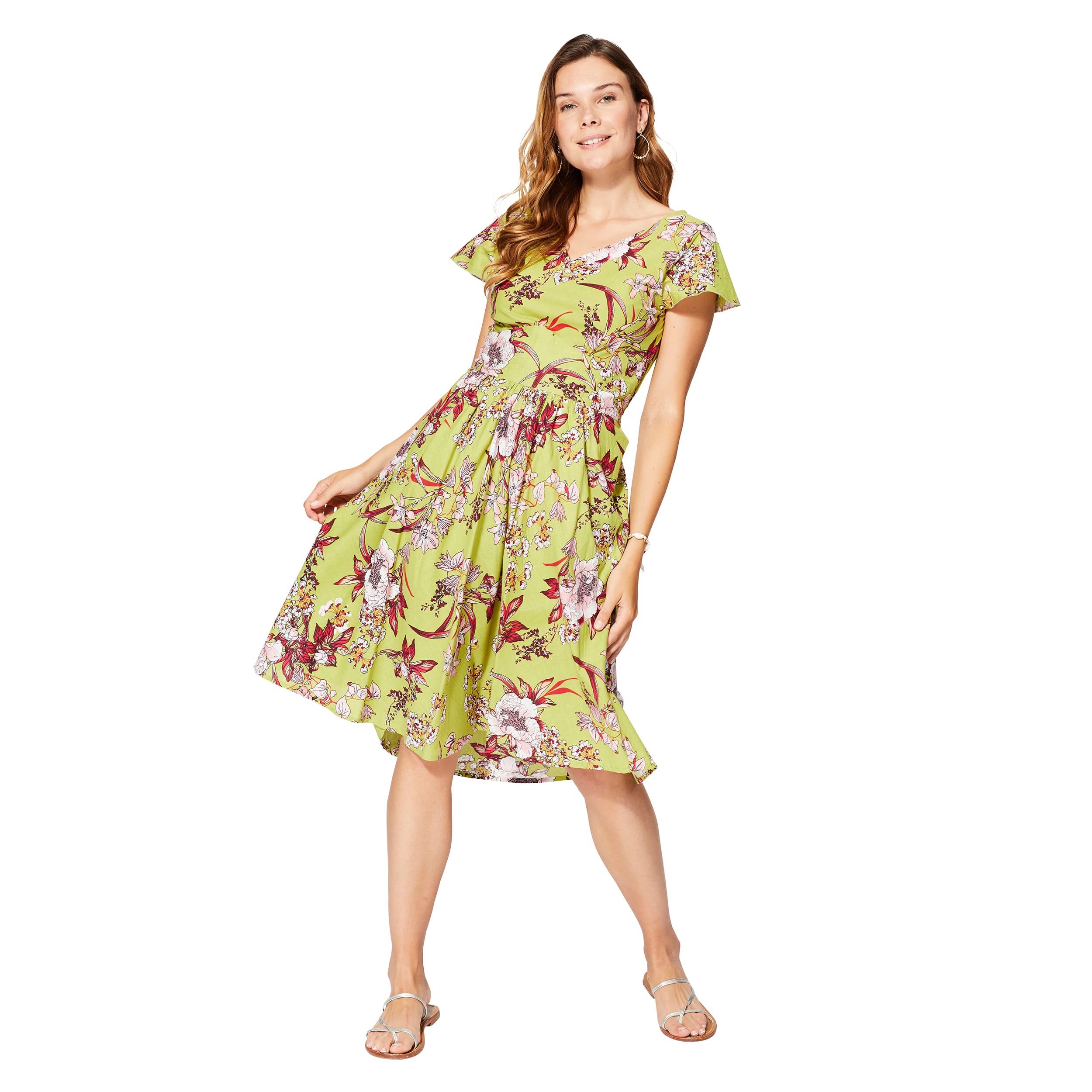 Robe été courte manches courtes Gertrude - Akoustik Online