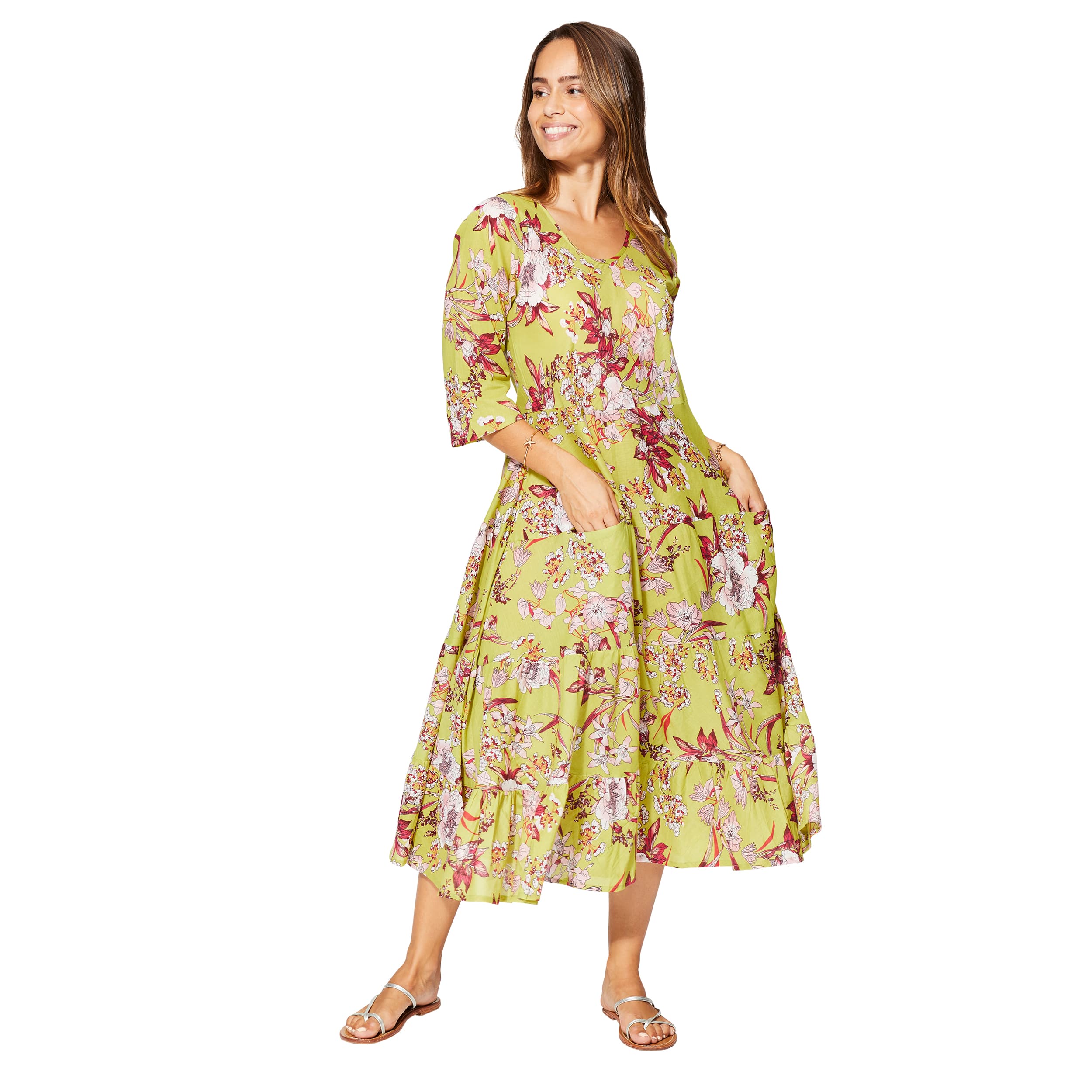 Robe été mi-longue manches 3/4 Rodrigue - Akoustik Online