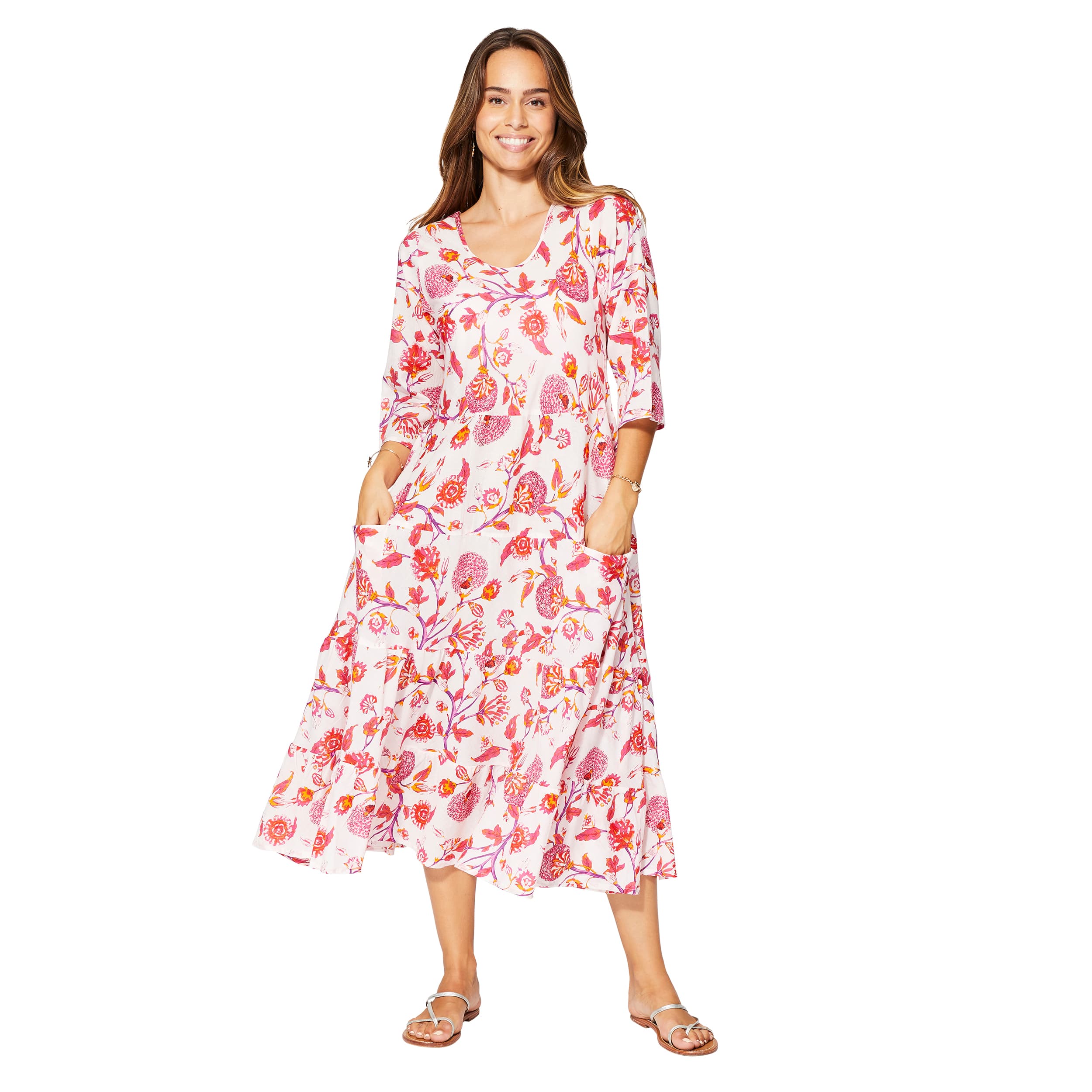 Robe été mi-longue manches 3/4 Ádám - Akoustik Online