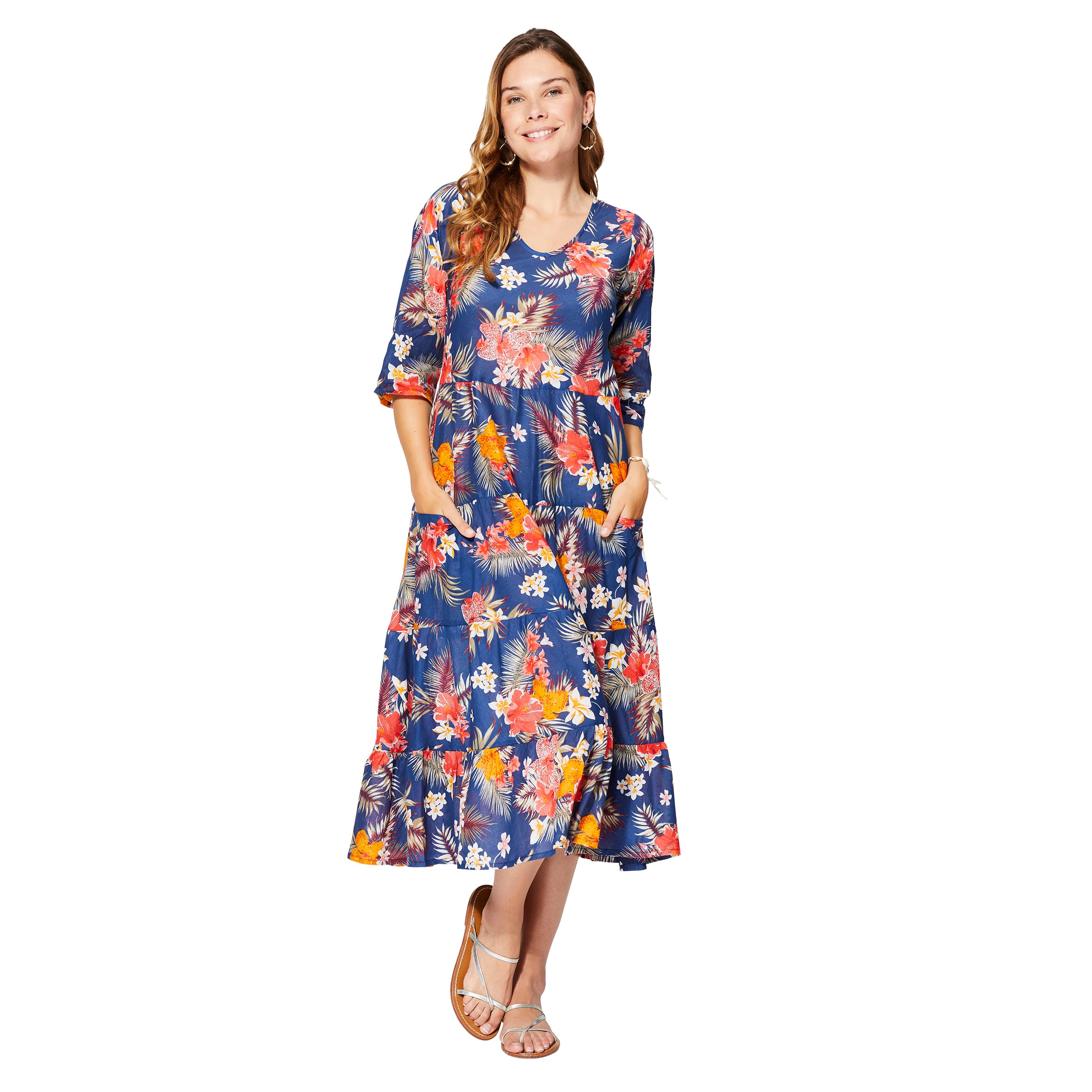 Robe été mi-longue manches 3/4 Ömer - Akoustik Online