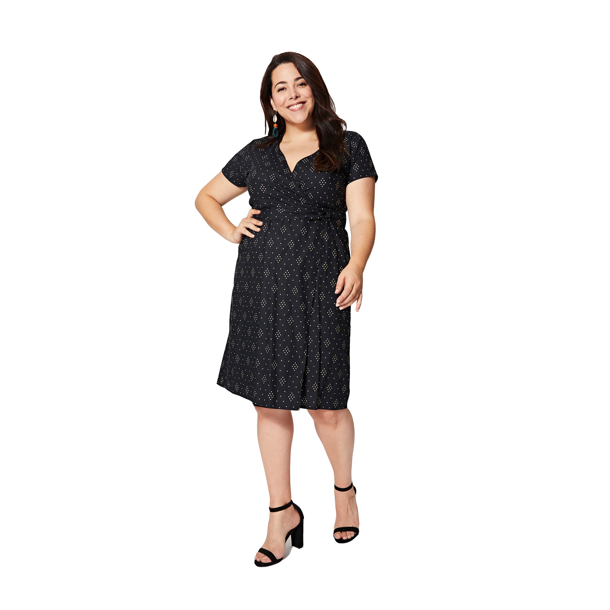 Robe été Justia - 100% coton - noir, creme - Akoustik Online