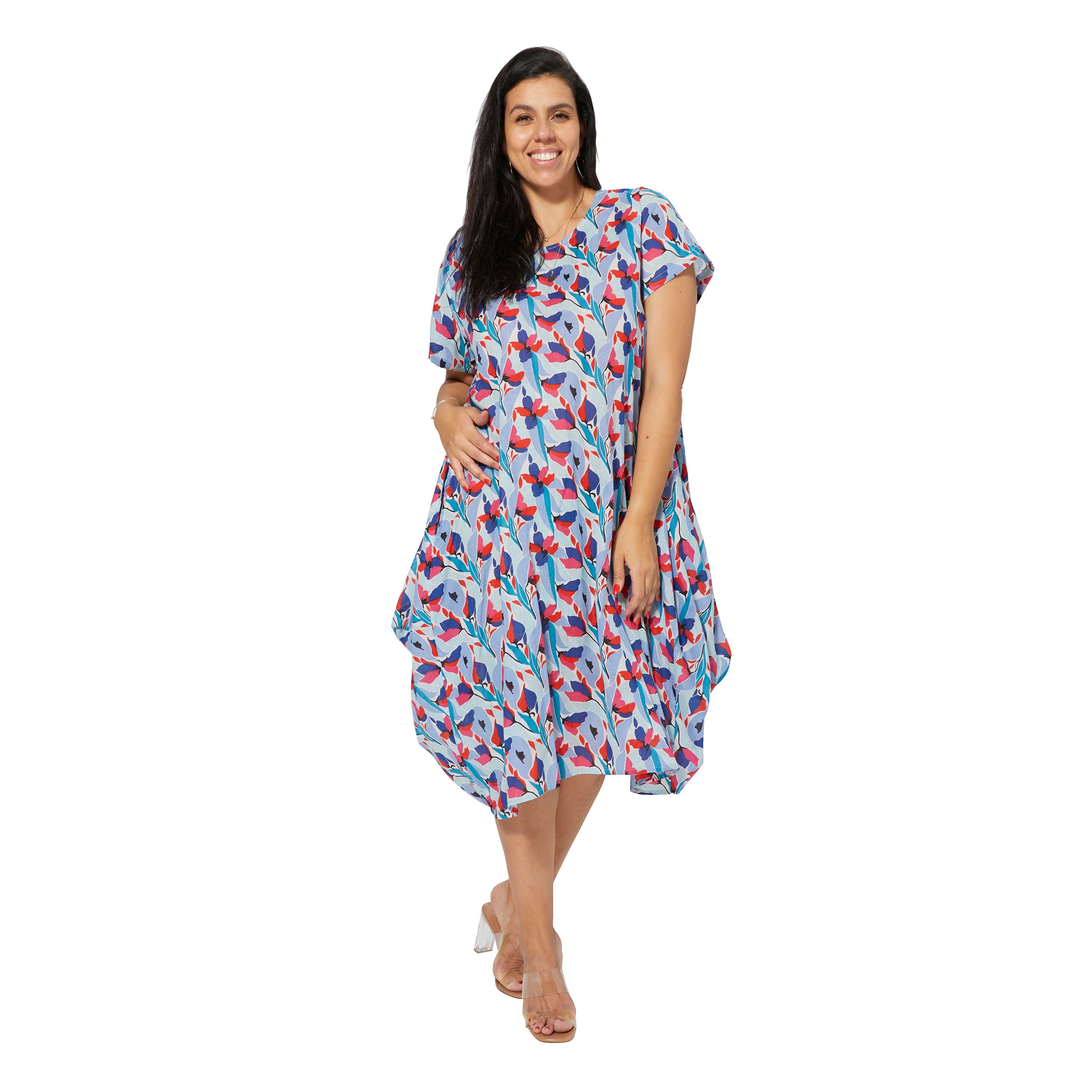 Robe été mi-longue manches courtes Eilwen - Akoustik Online