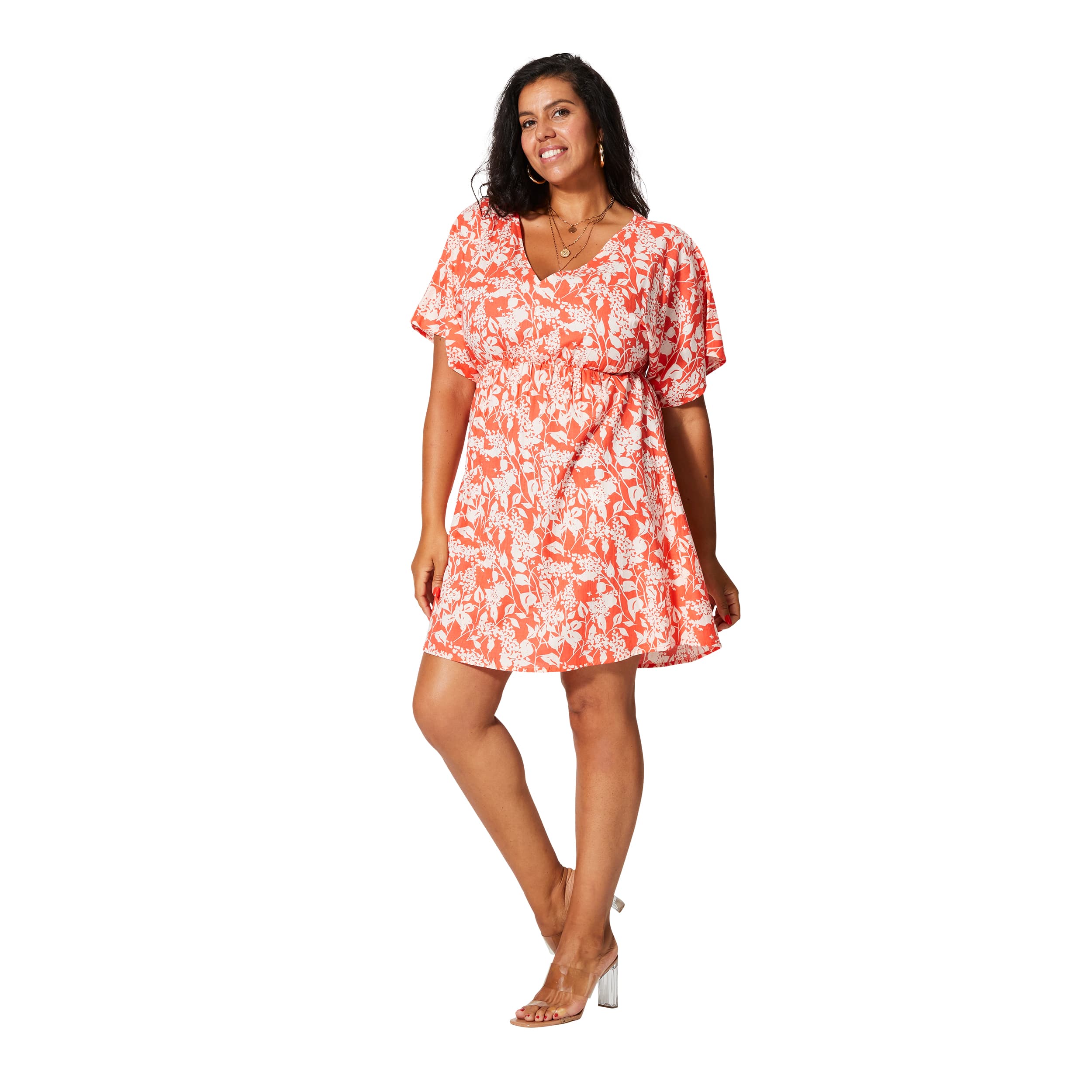 Robe été courte manches courtes Woden - 100% coton - Akoustik Online