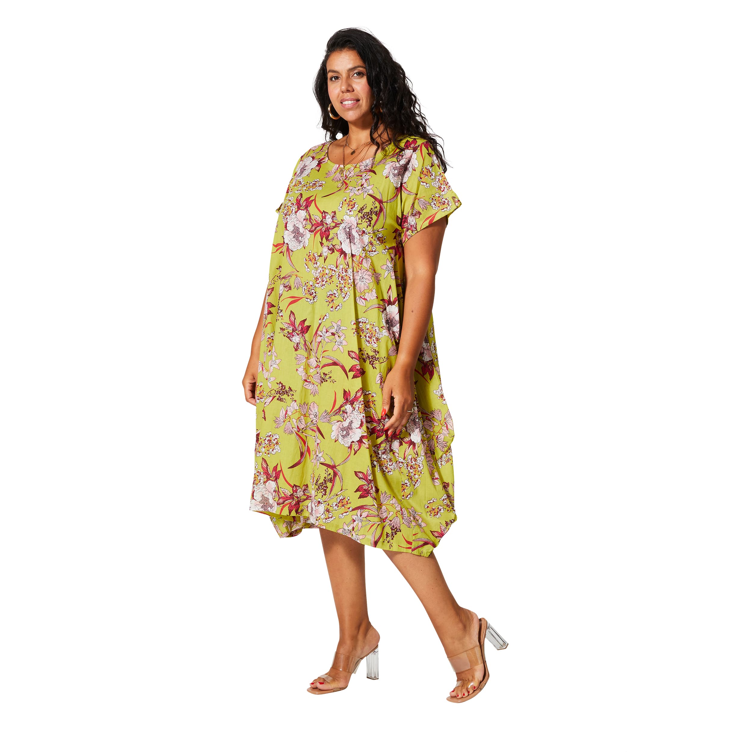 Robe été mi-longue manches courtes Deryn - Akoustik Online