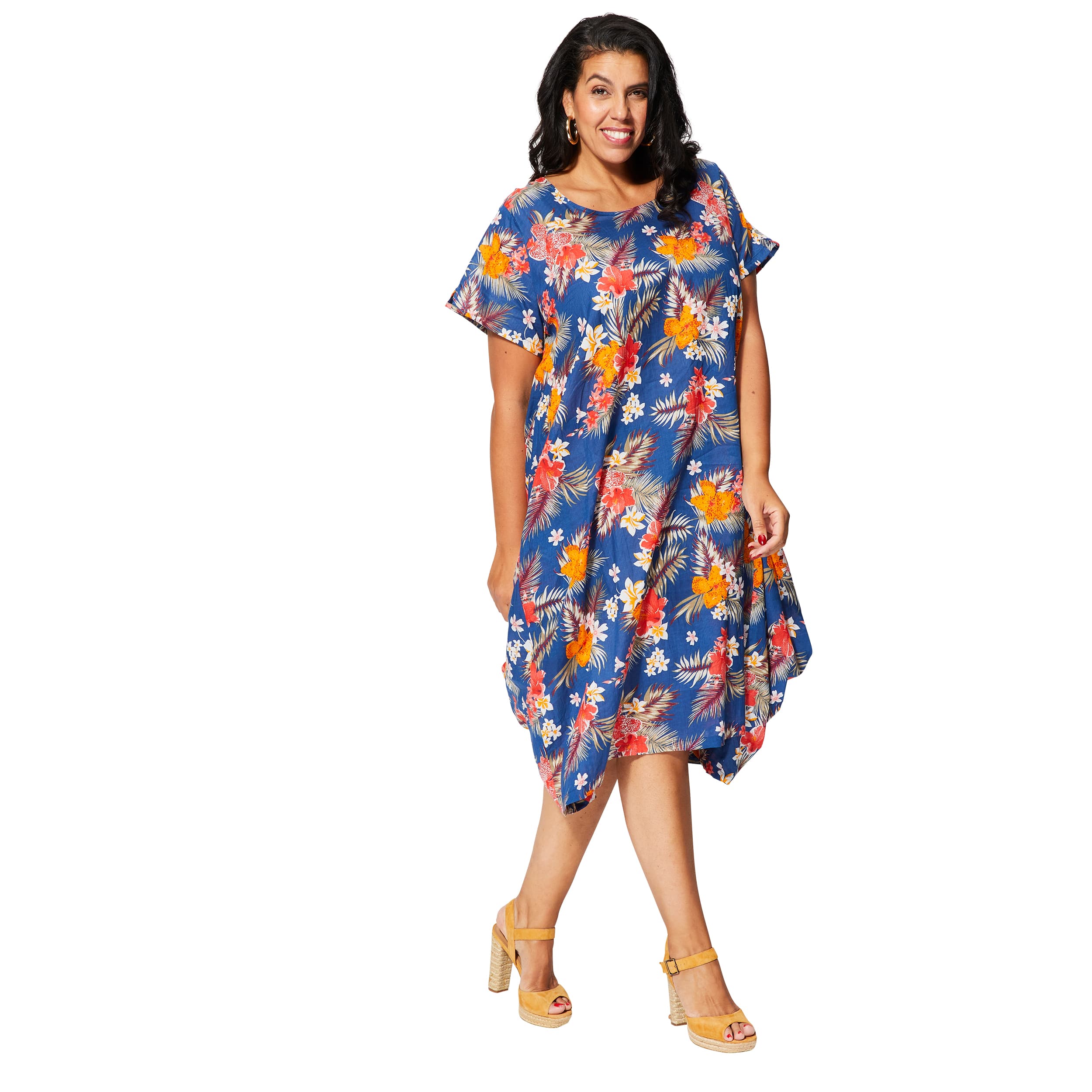 Robe été mi-longue manches courtes Mala - Akoustik Online