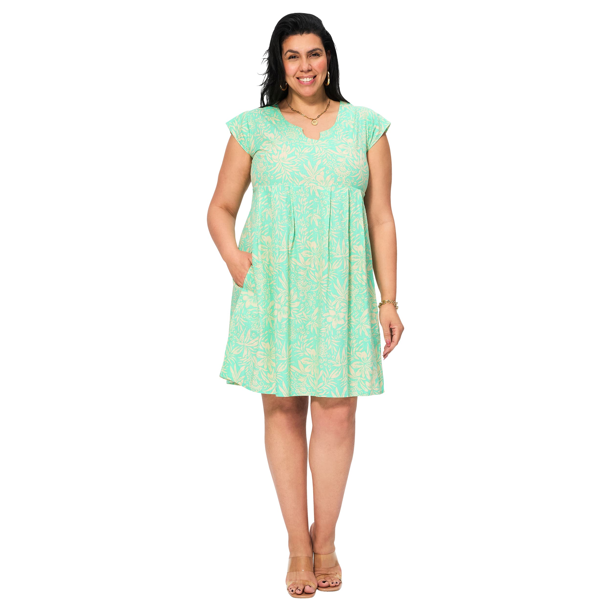 Robe été courte manches courtes Harun - 100% coton - Akoustik Online