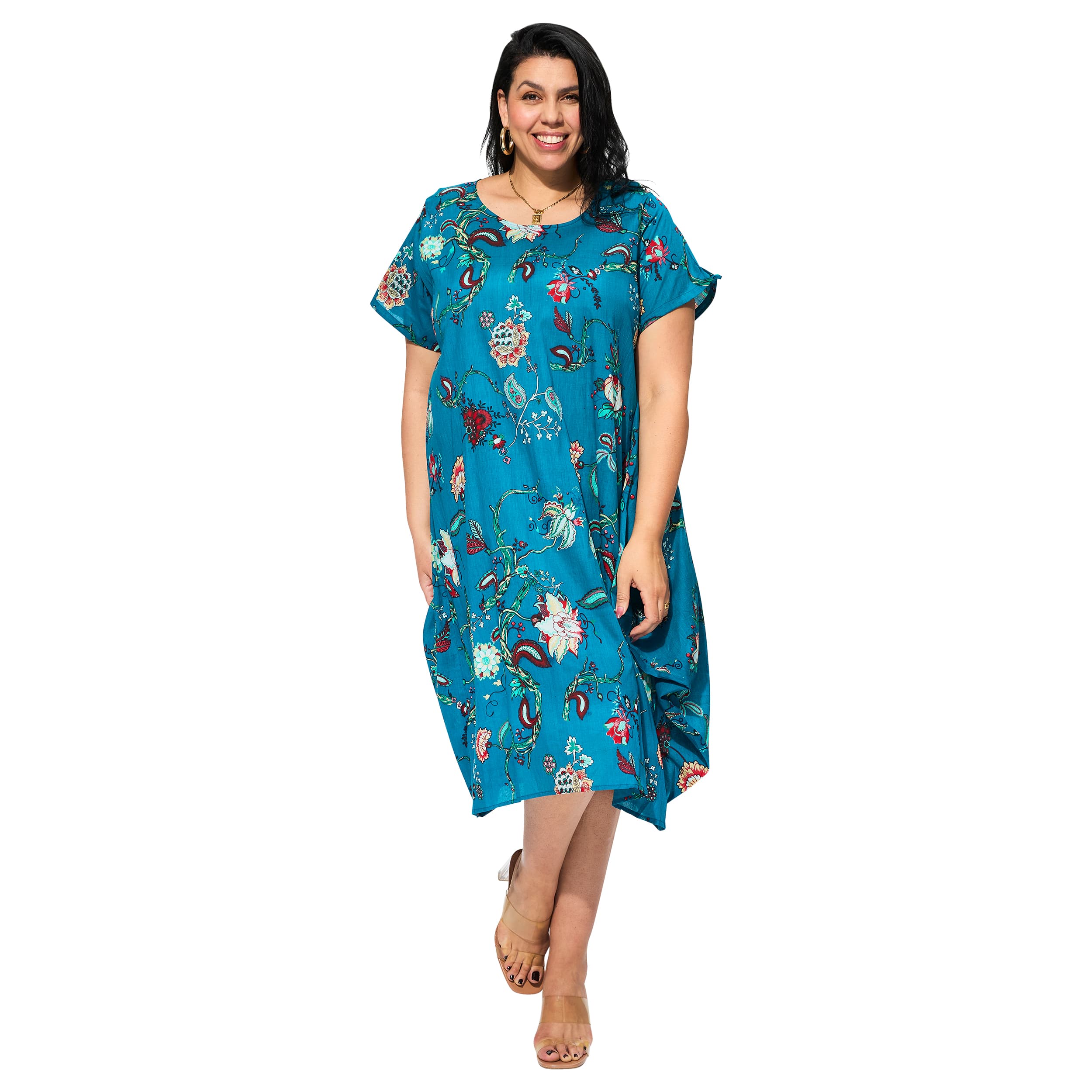 Robe été mi-longue manches courtes Solvig - Akoustik Online