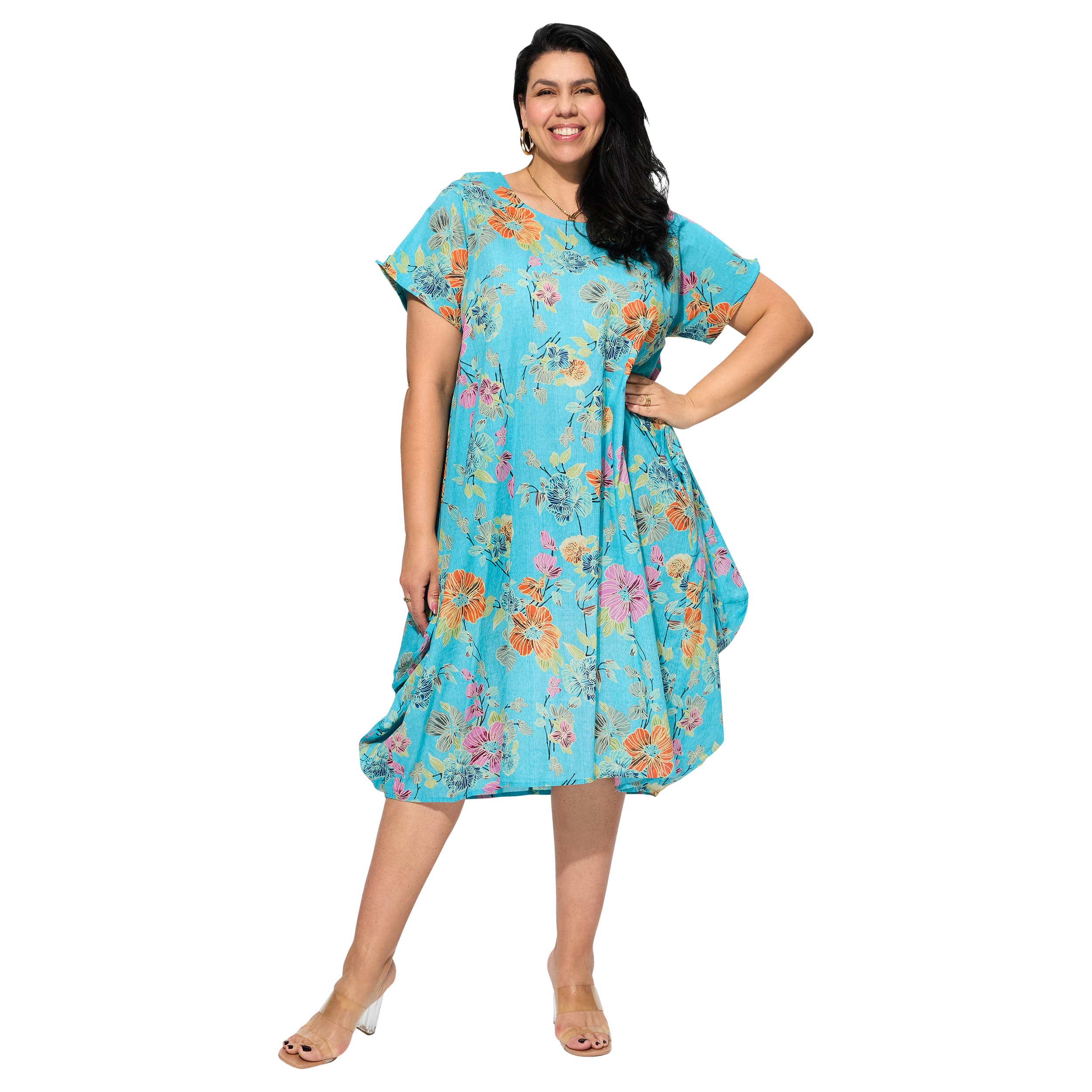 Robe été mi-longue manches courtes Ipati - Akoustik Online