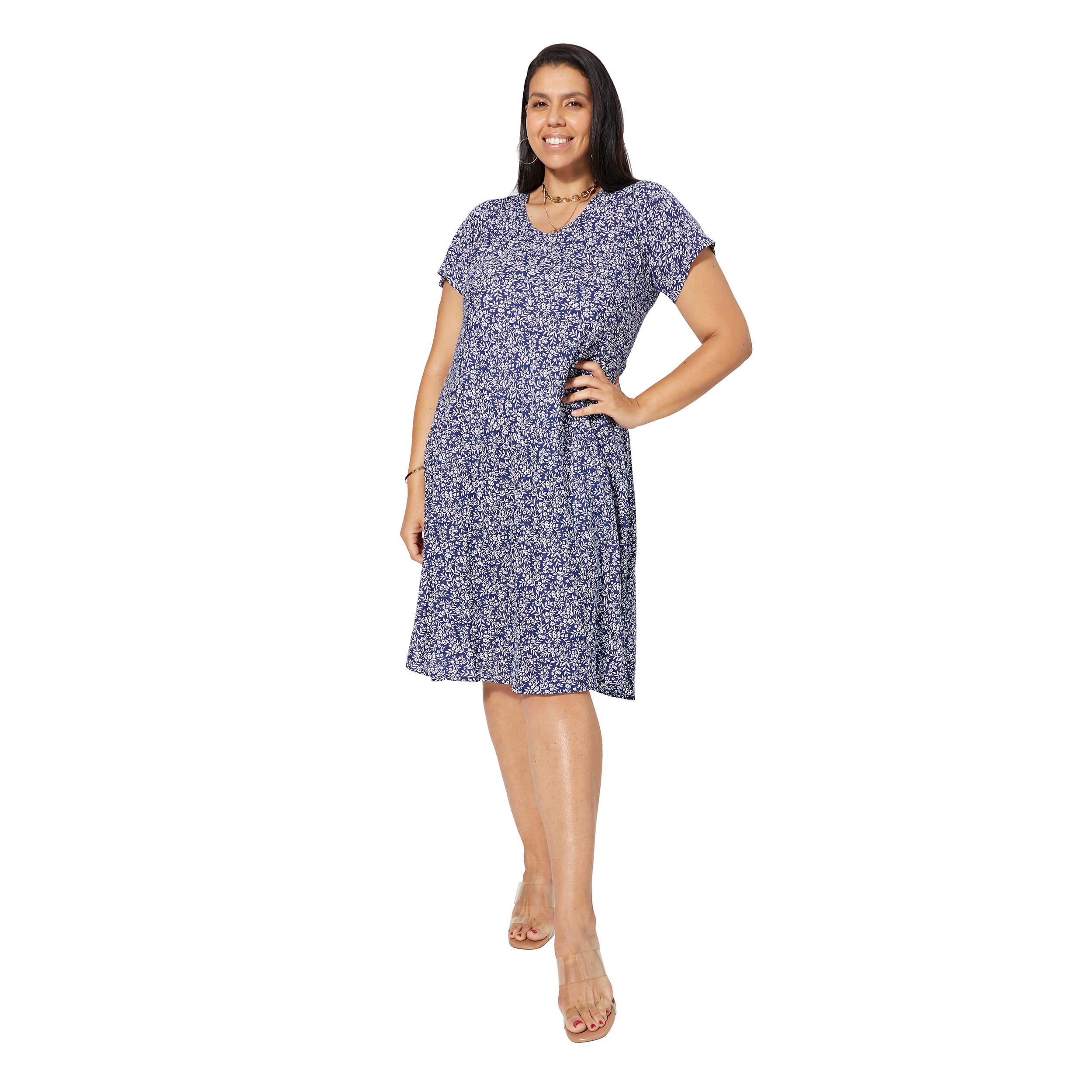 Robe été courte manches courtes Zakiyya - Akoustik Online