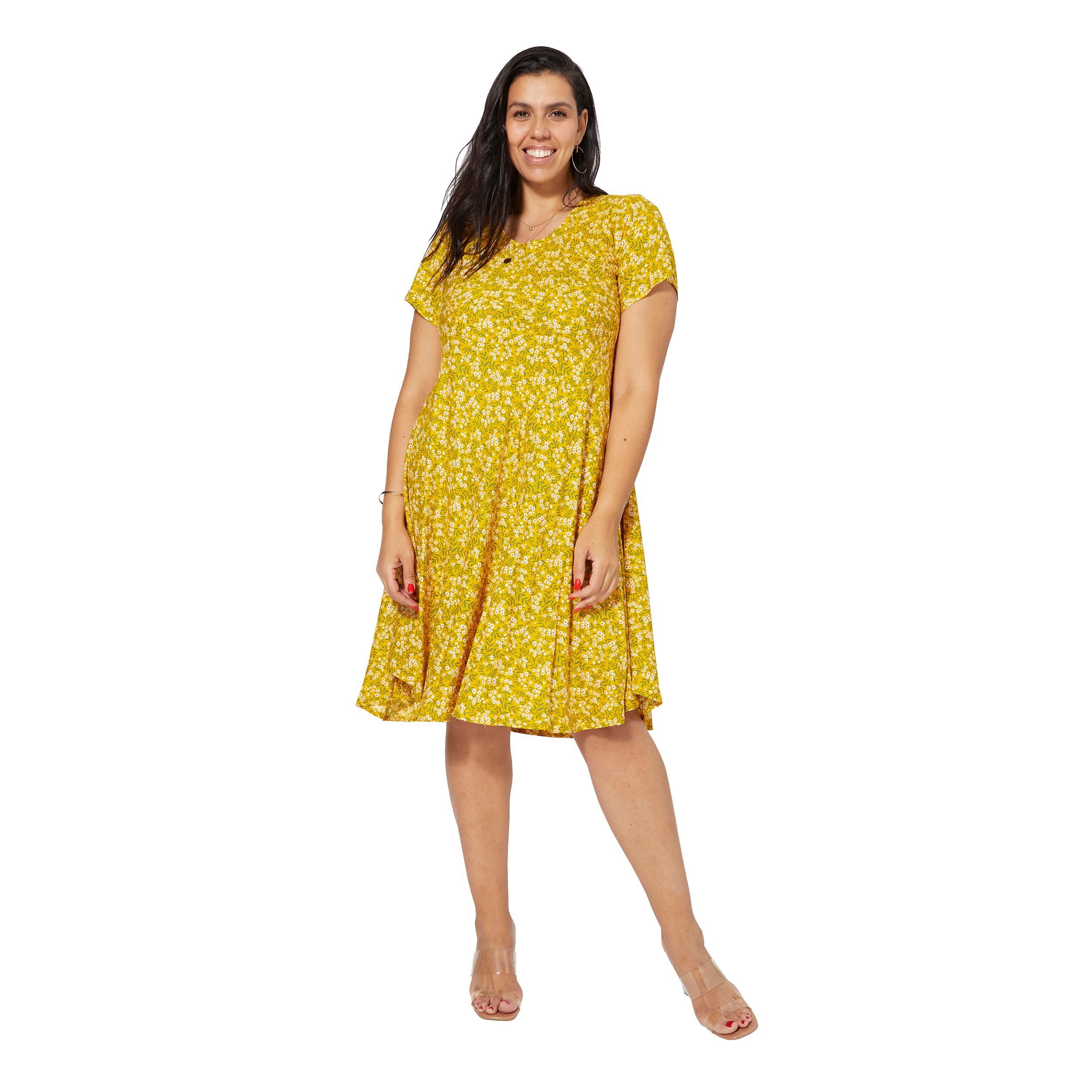 Robe été courte manches courtes Abednego - Akoustik Online