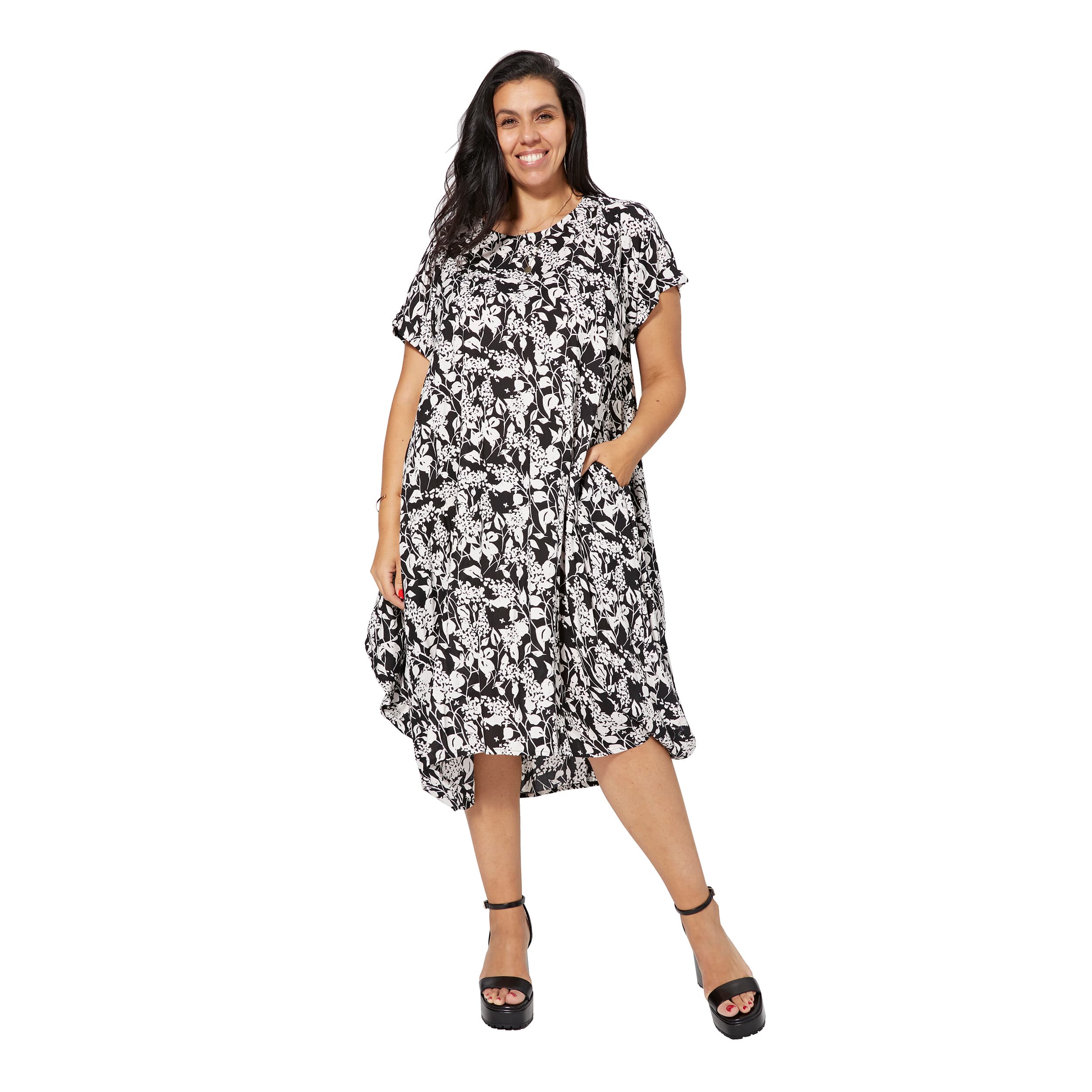 Robe été mi-longue manches courtes Bedros - Akoustik Online