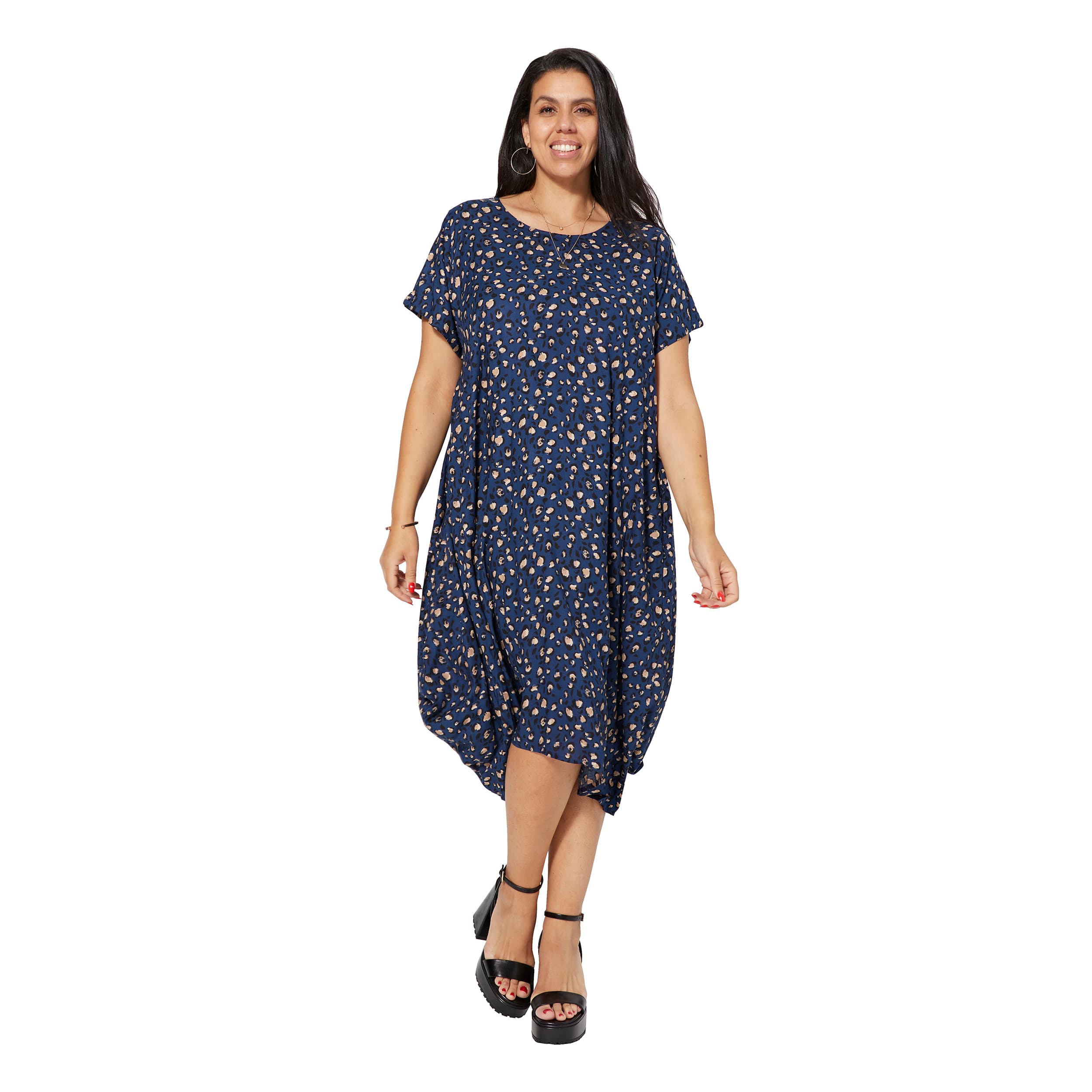 Robe été mi-longue manches courtes Abhay - Akoustik Online