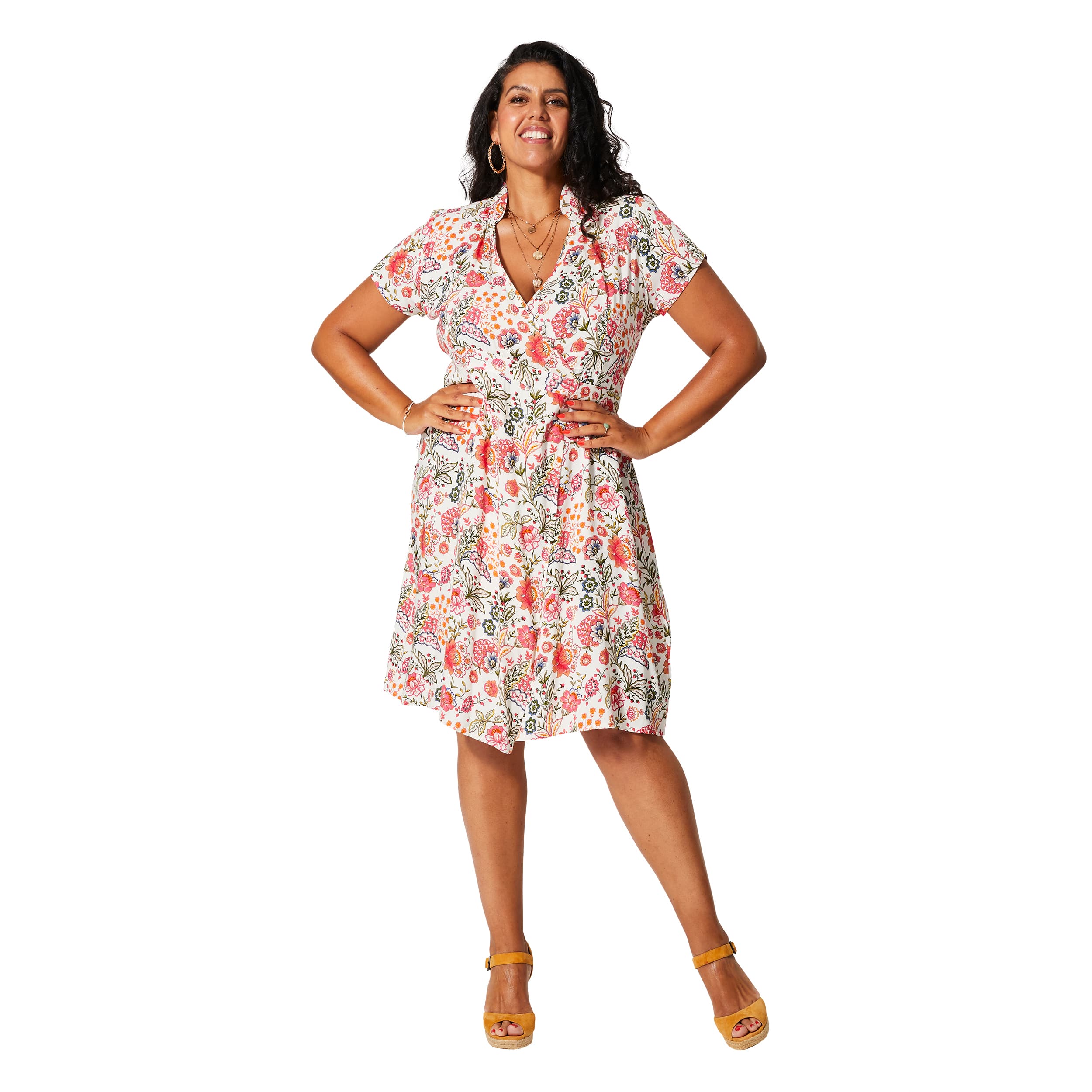 Robe été courte manches courtes Padma - 100% viscose - Akoustik Online