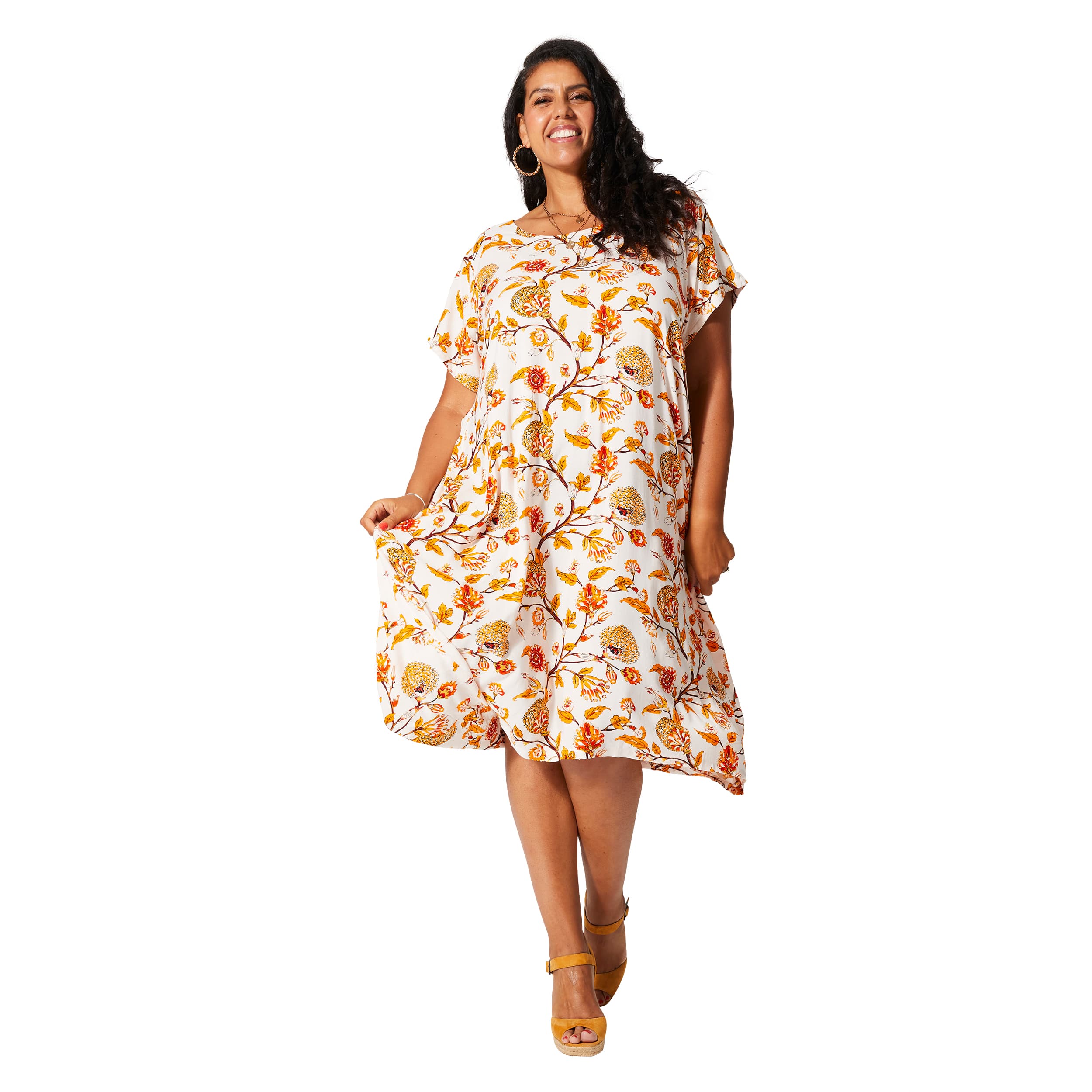 Robe été mi-longue manches courtes Raphaël - Akoustik Online