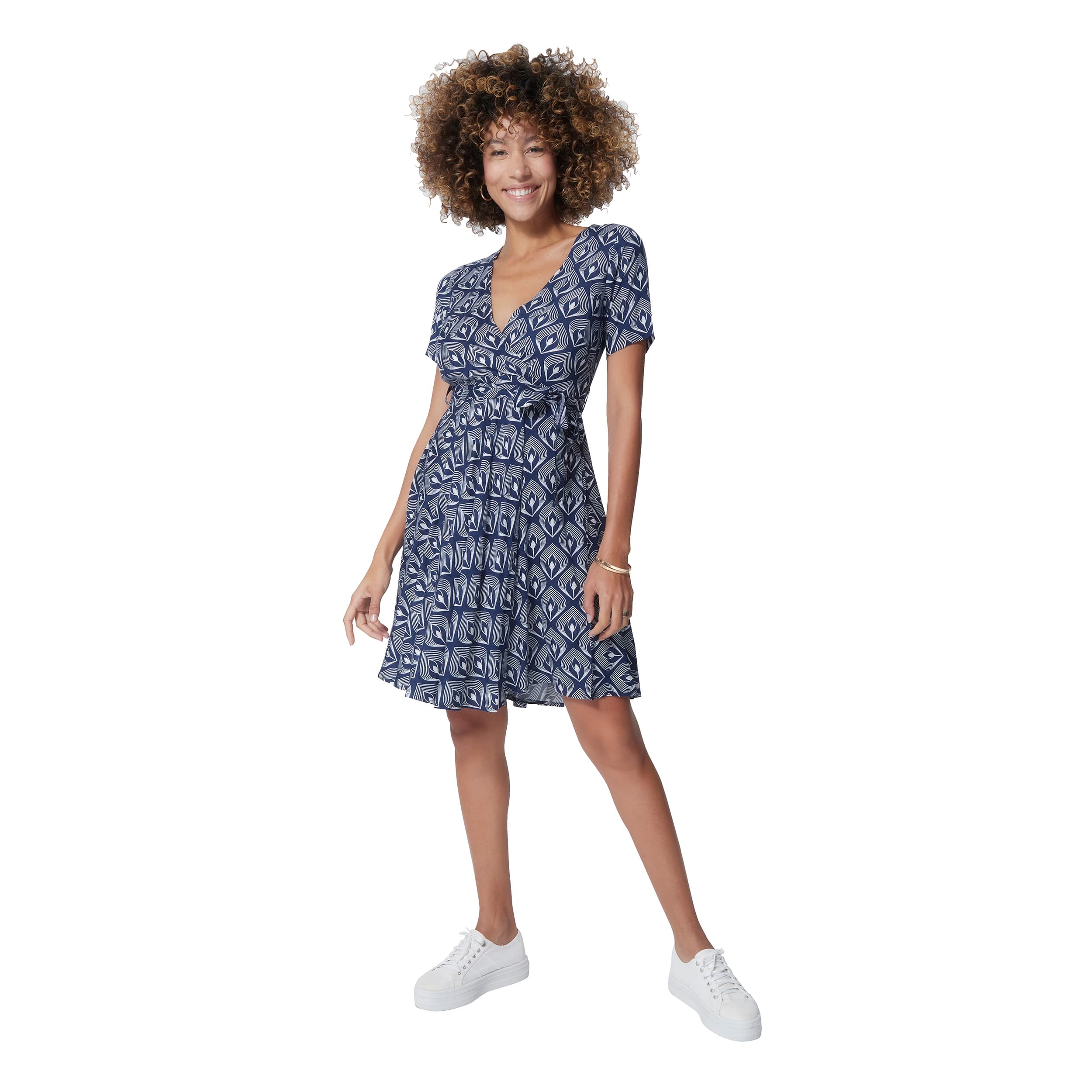 Robe été courte manches courtes Kenya - 100% viscose - Akoustik Online