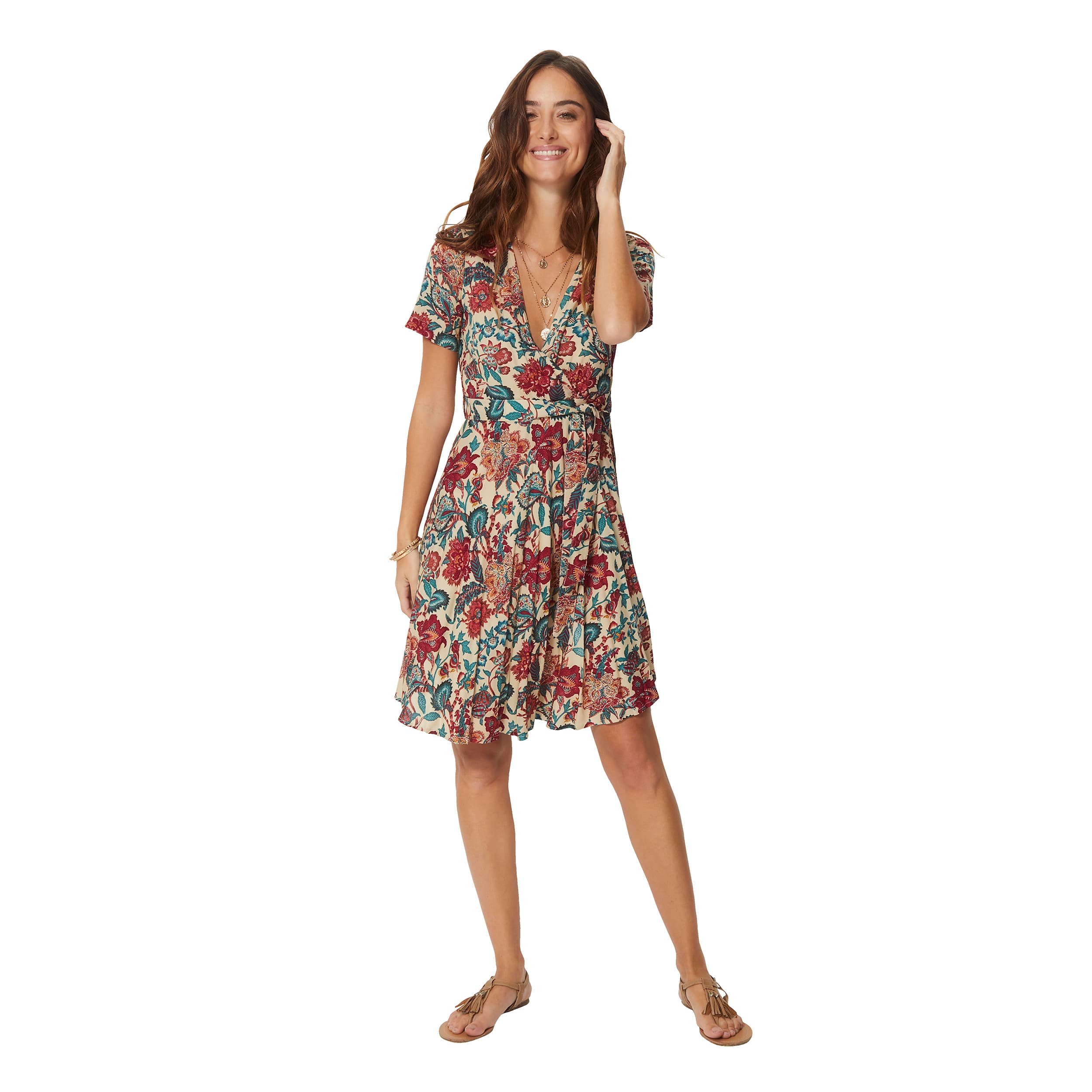 Robe été courte manches courtes Páll - 100% viscose - Akoustik Online