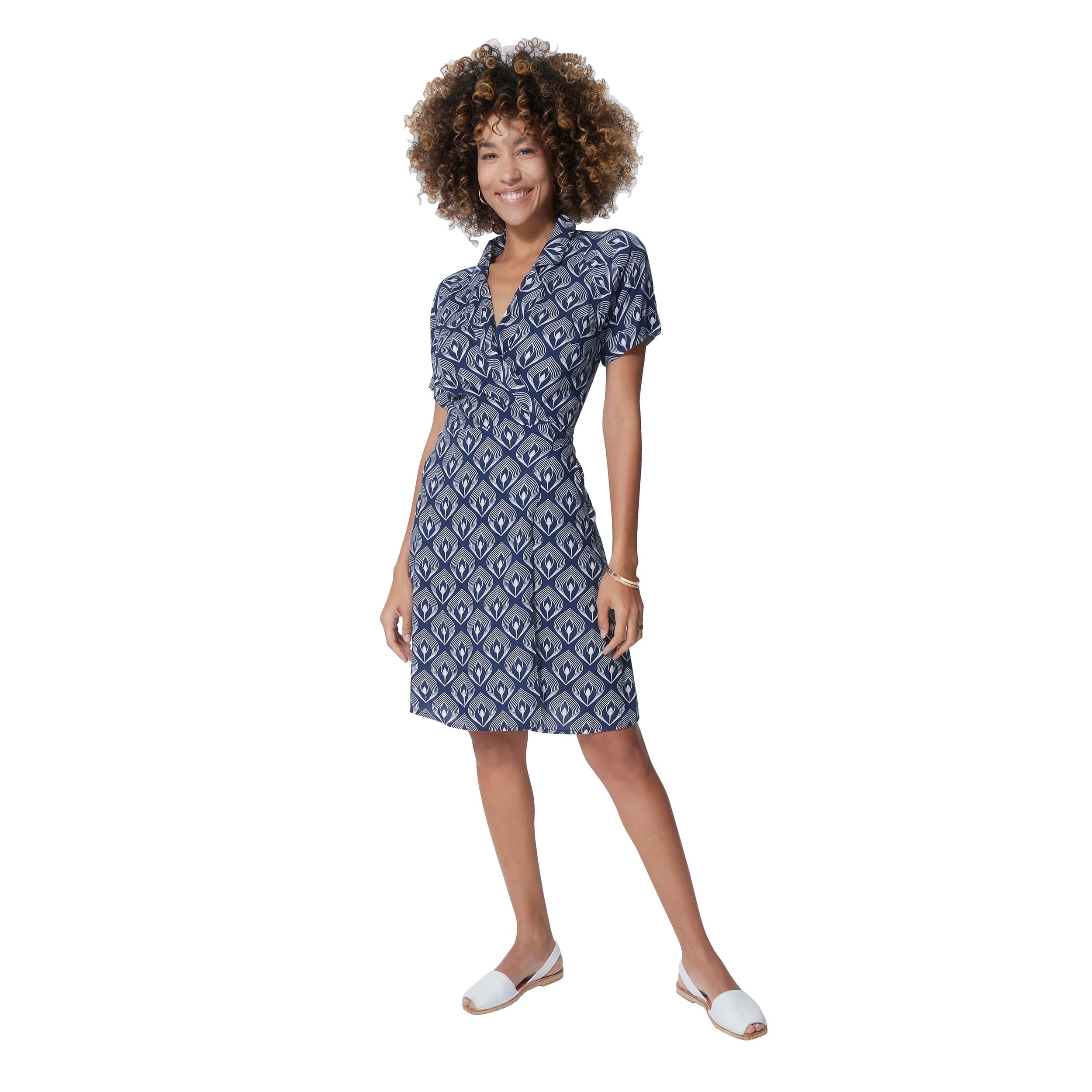 Robe été courte manches courtes Osamu - 100% viscose - Akoustik Online