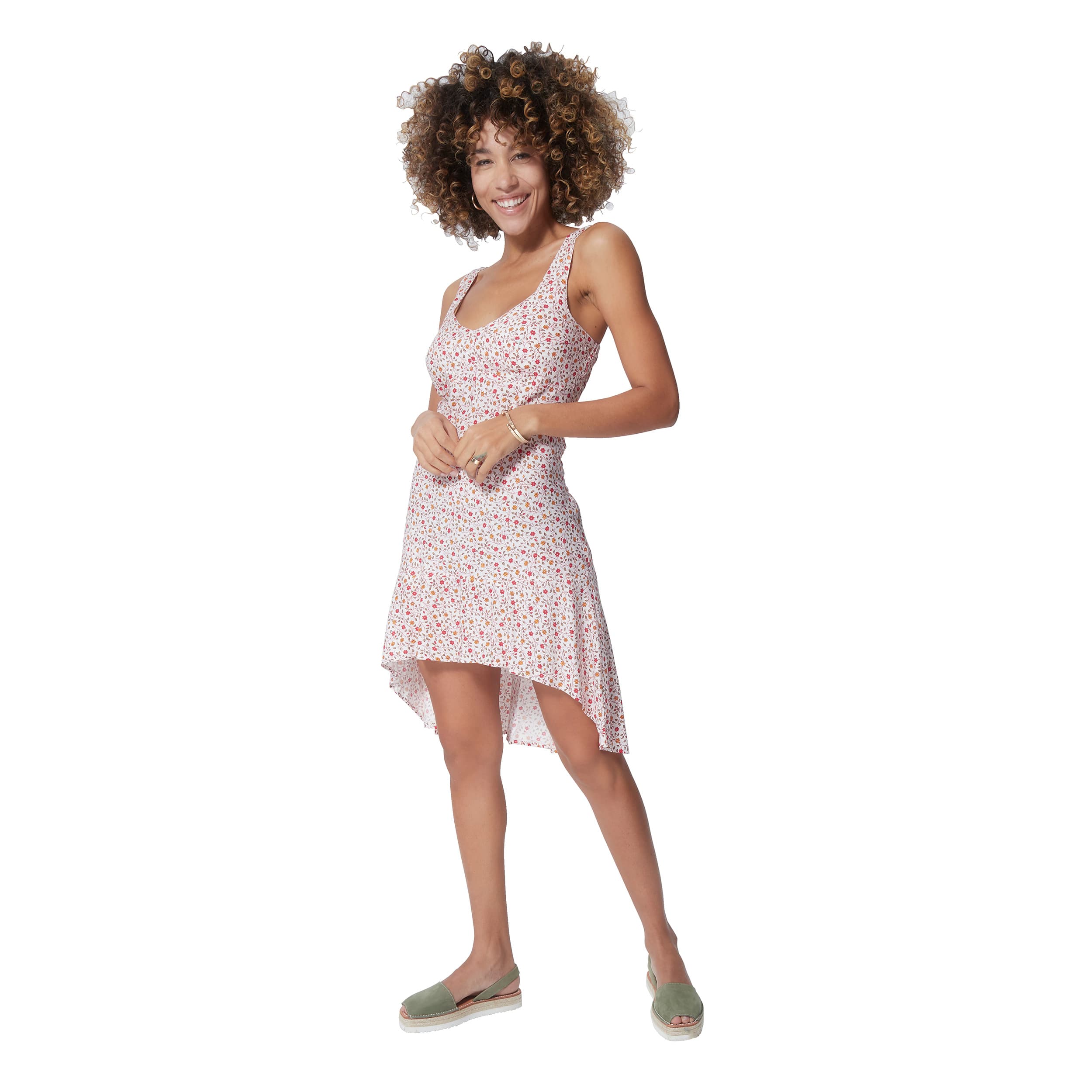 Robe été courte sans manches Leto - 100% viscose - Akoustik Online