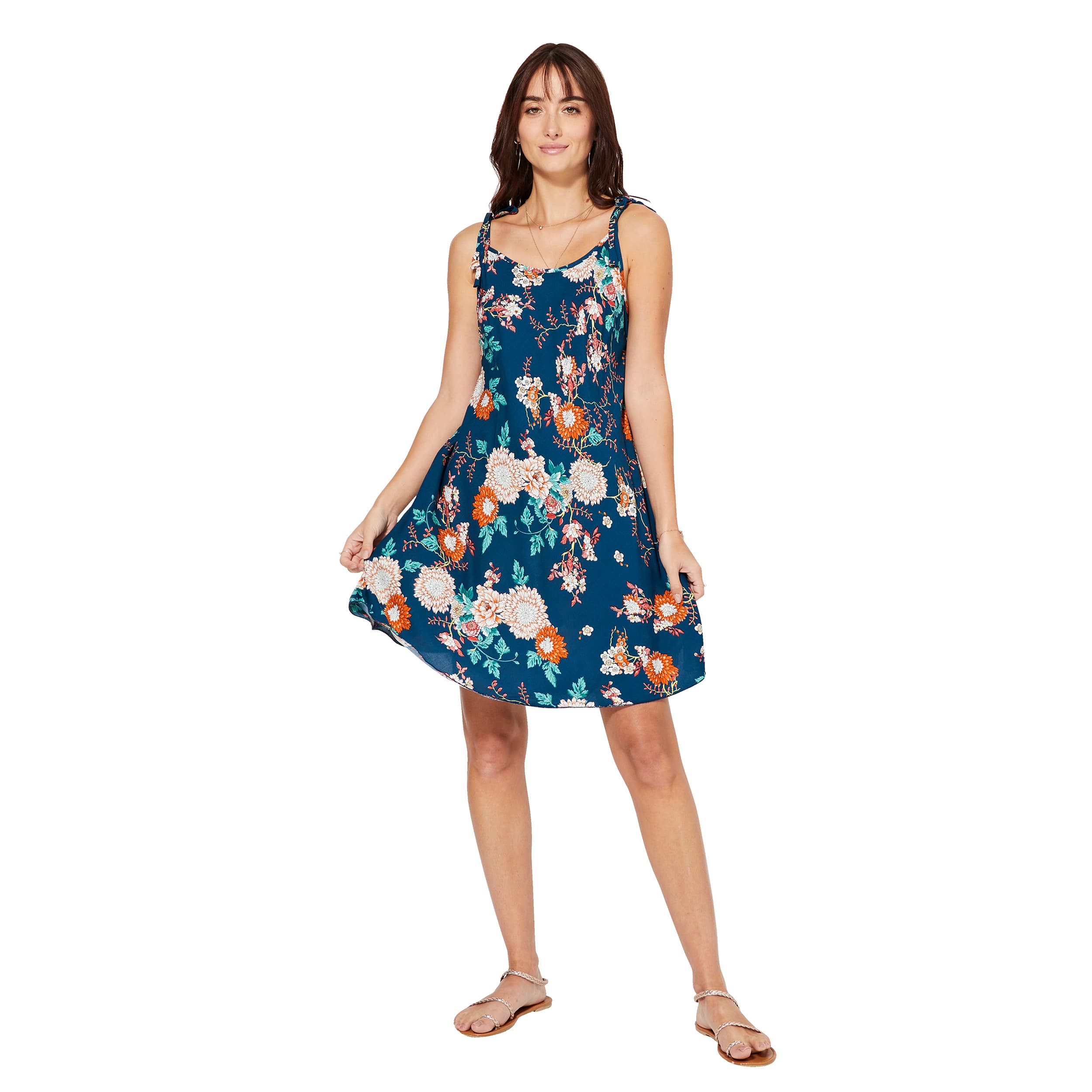 Robe été courte sans manches Terry - 100% viscose - Akoustik Online