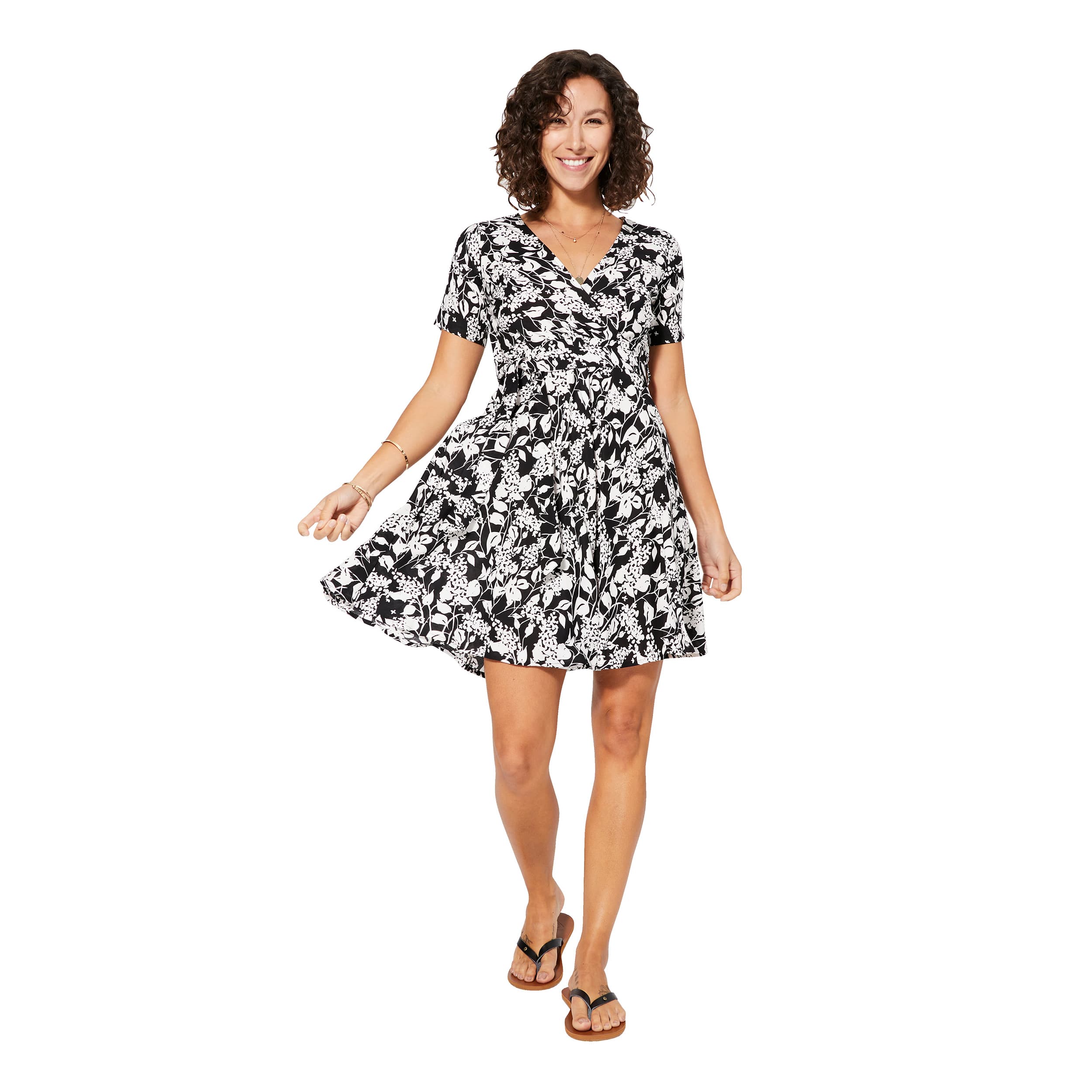 Robe été courte manches courtes Bulus - 100% viscose - Akoustik Online