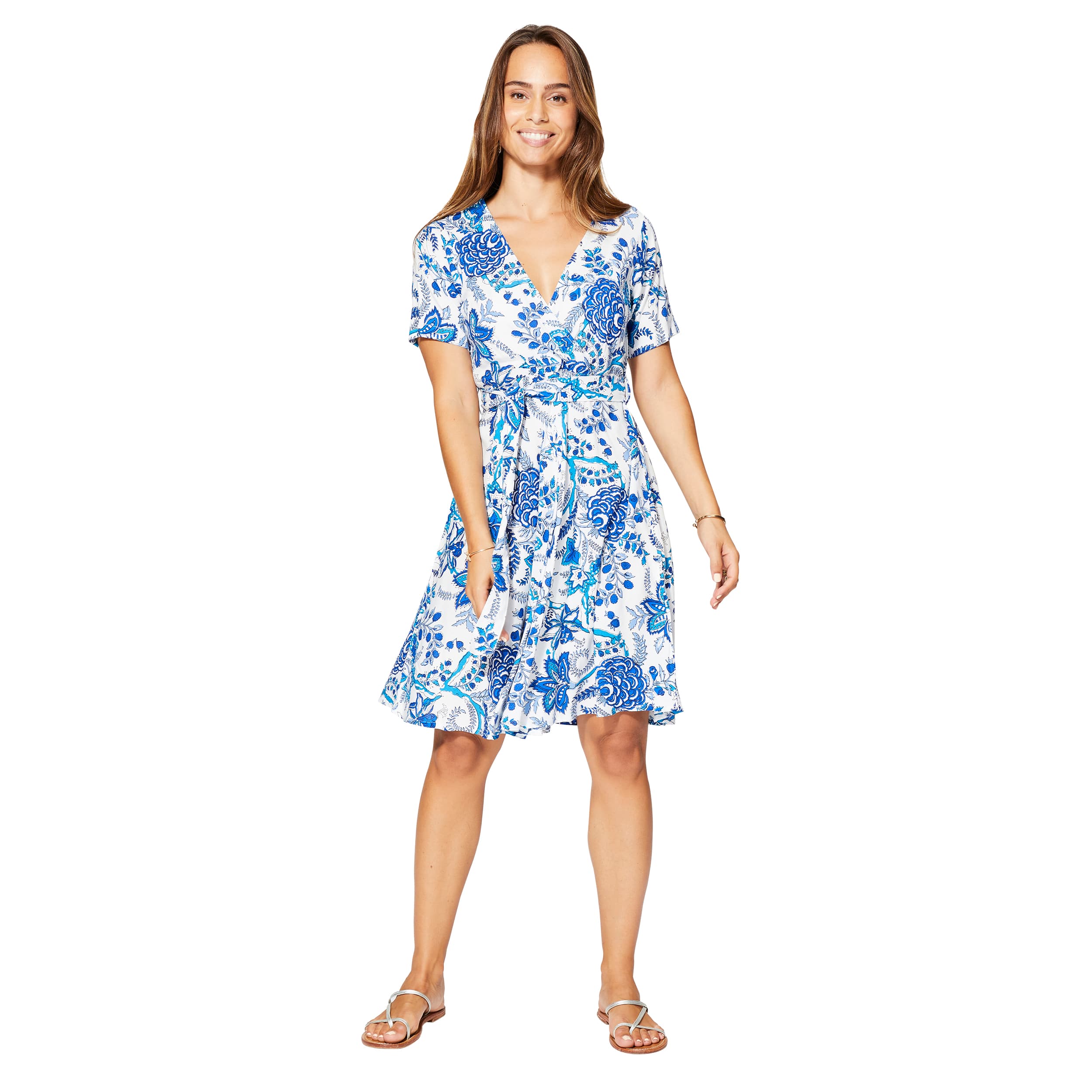 Robe été courte manches courtes Arisu - 100% viscose - Akoustik Online