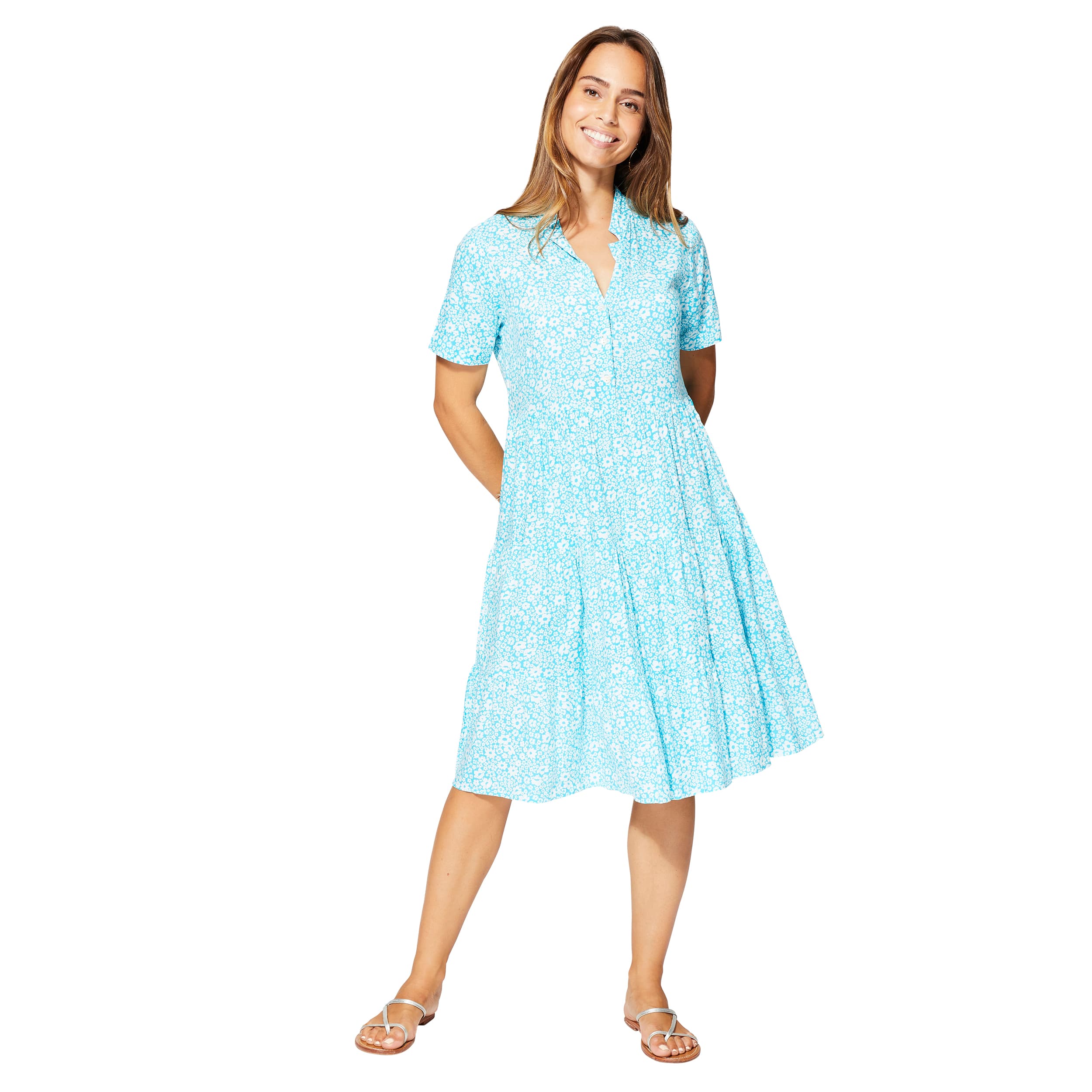 Robe été courte manches courtes Fariha - Akoustik Online