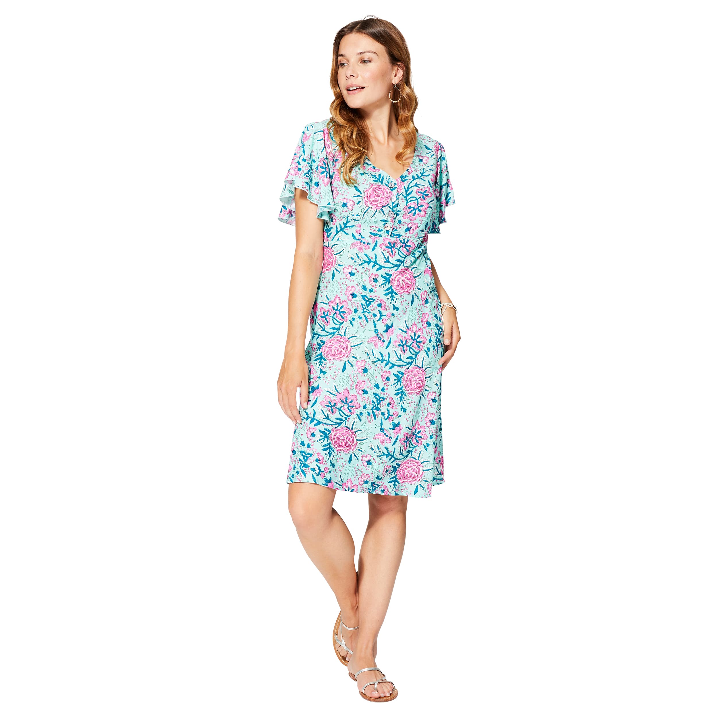 Robe été courte manches courtes Ceara - 100% viscose - Akoustik Online