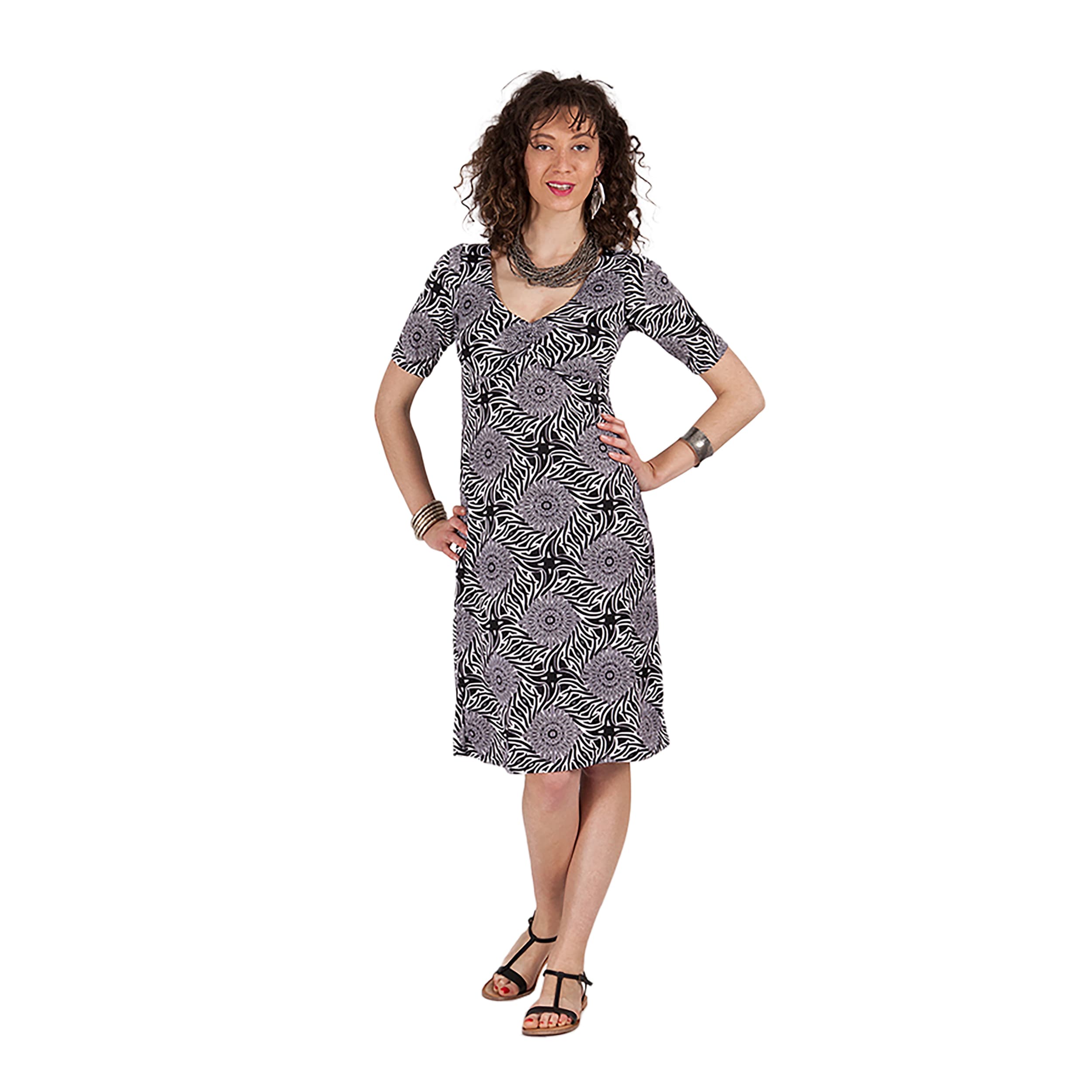 Robe été Hettie - 95% polyester - 5% lycra - Akoustik Online