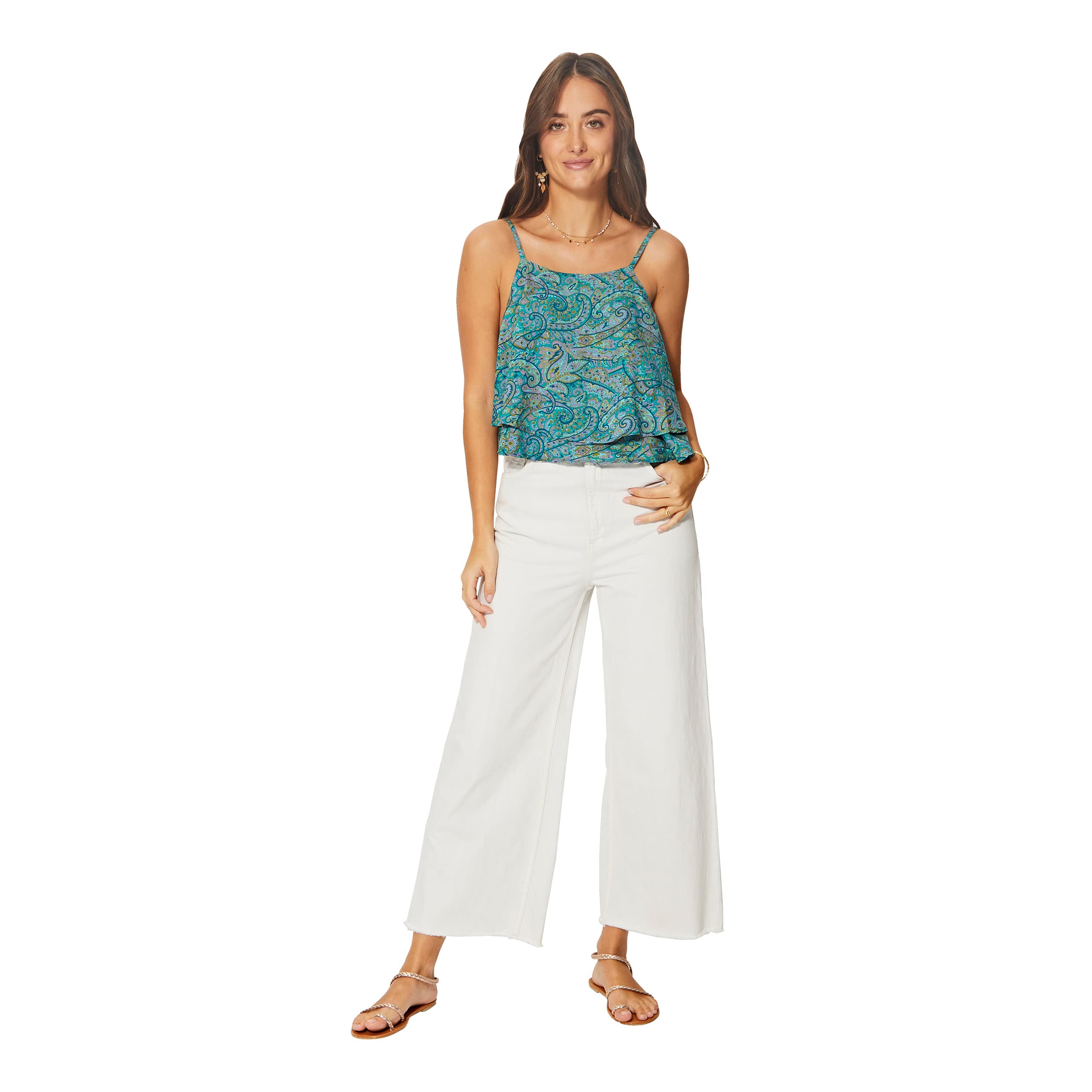 Top été court sans manches Remei - 100% polyester - Akoustik Online