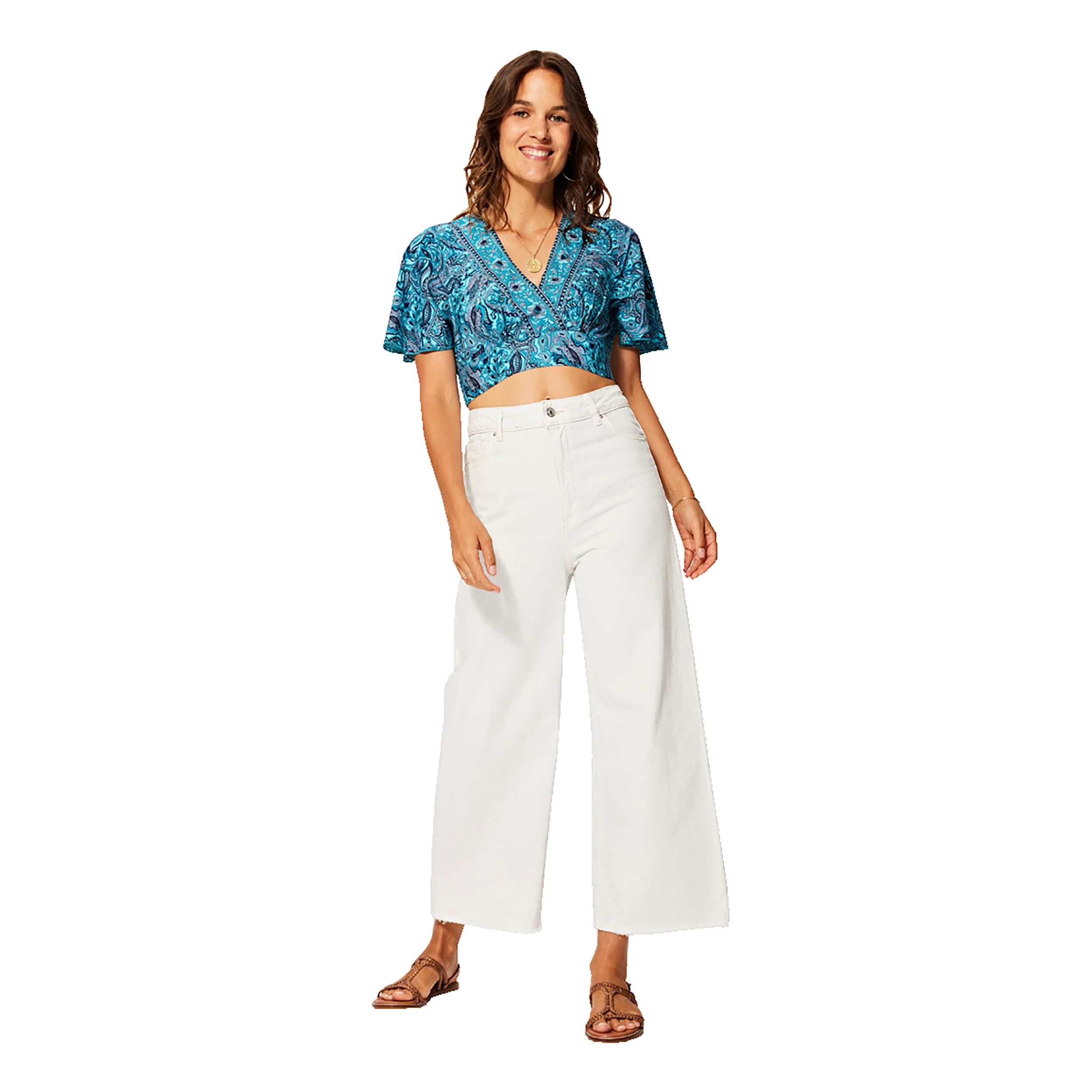 Top été court manches courtes Berit - 100% polyester - Akoustik Online