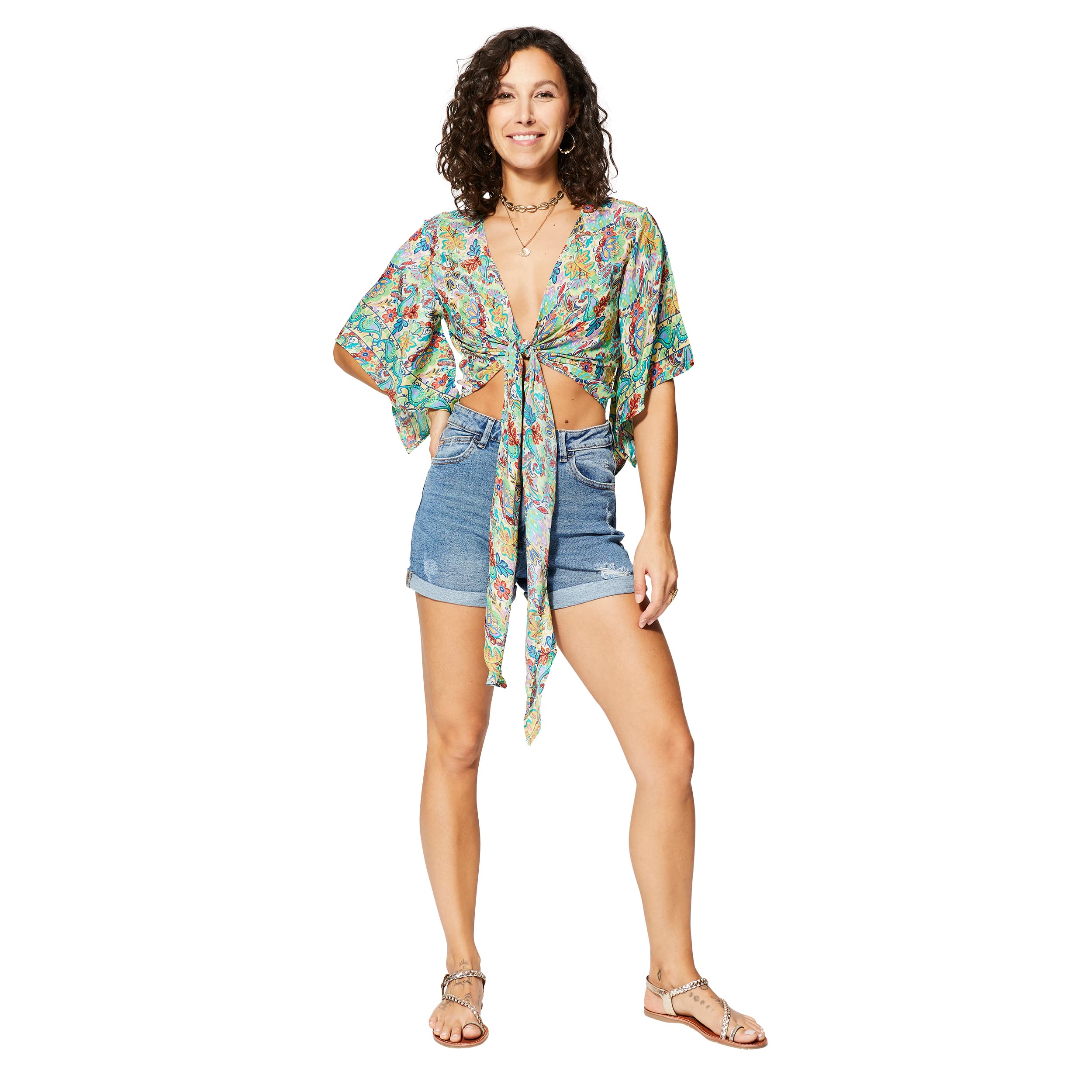 Top été court manches courtes Íllés - 100% polyester - Akoustik Online