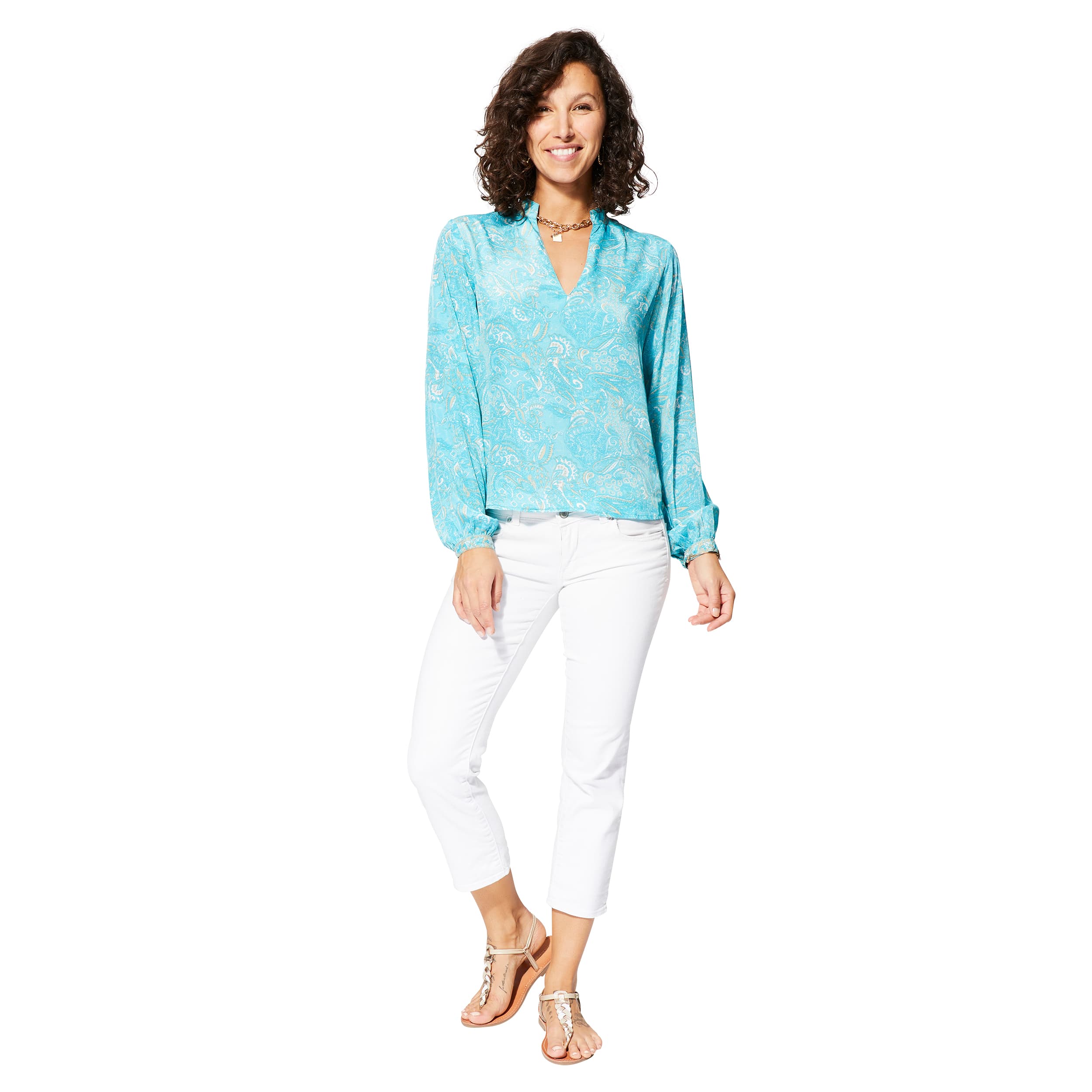 Top été classique manches longues Agostinho - Akoustik Online