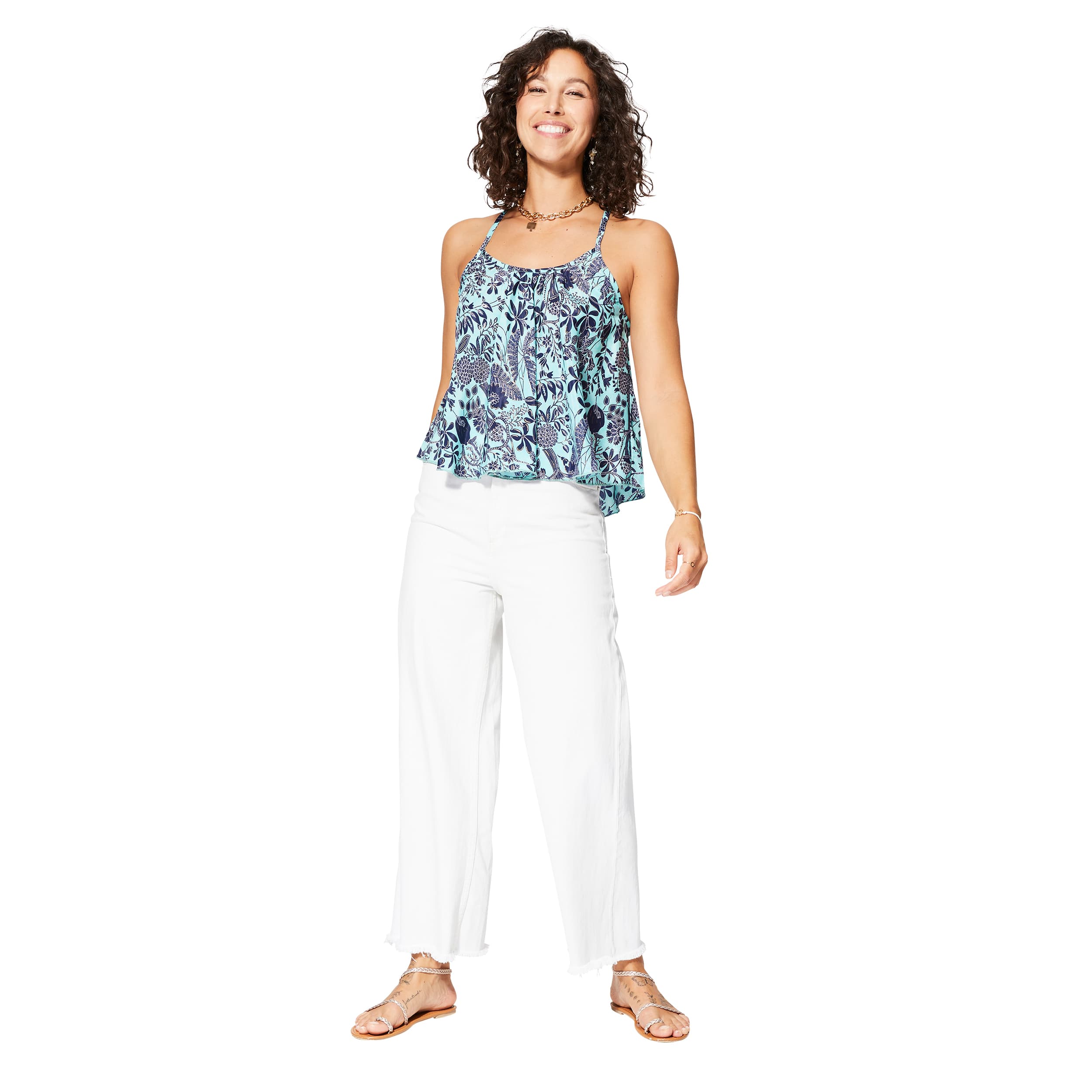 Top été court sans manches Vasu - 100% polyester - Akoustik Online
