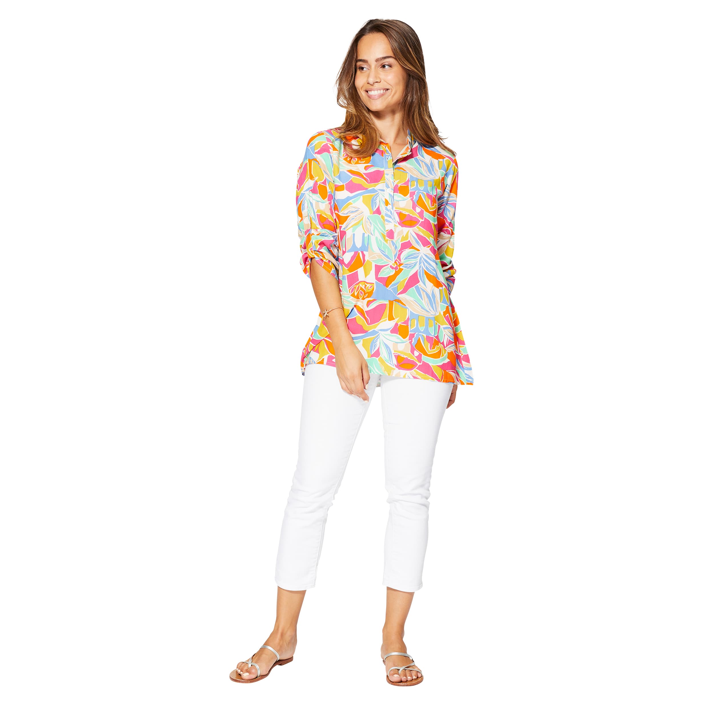 Top été long manches 3/4 Rafael - 100% viscose - Akoustik Online