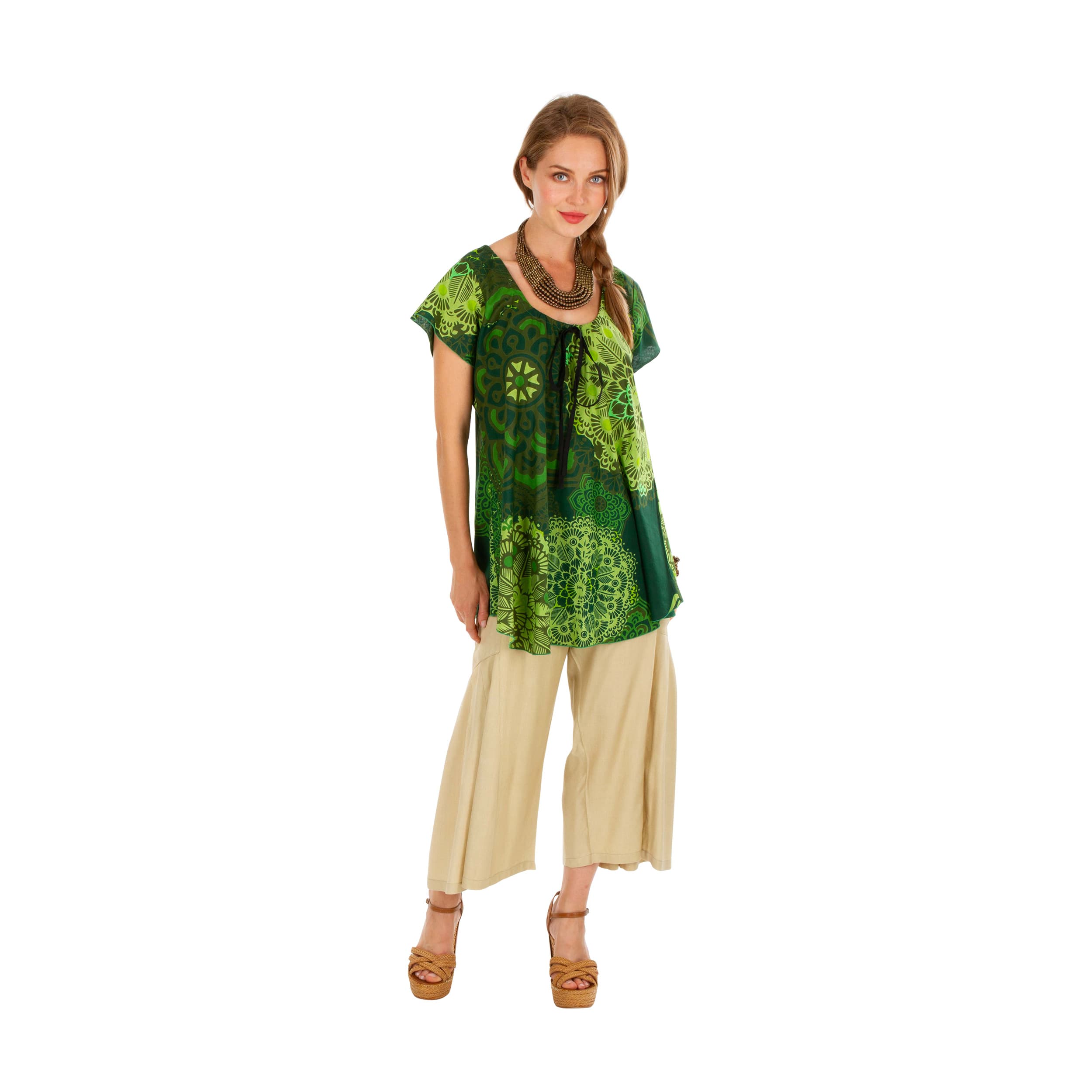Top été long manches courtes Judy - 100% coton - Akoustik Online