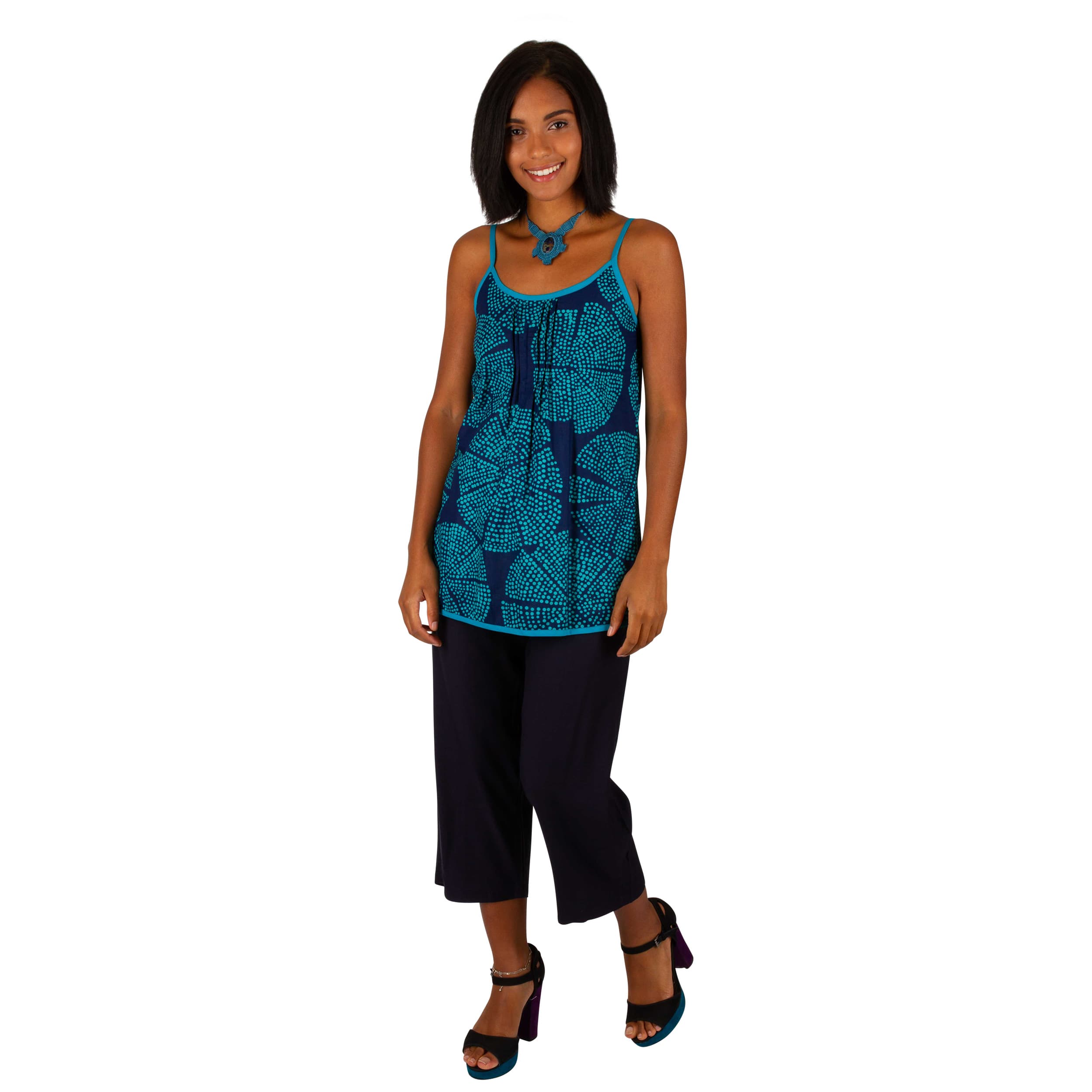 Top été classique sans manches Estelle - 100% coton - Akoustik Online