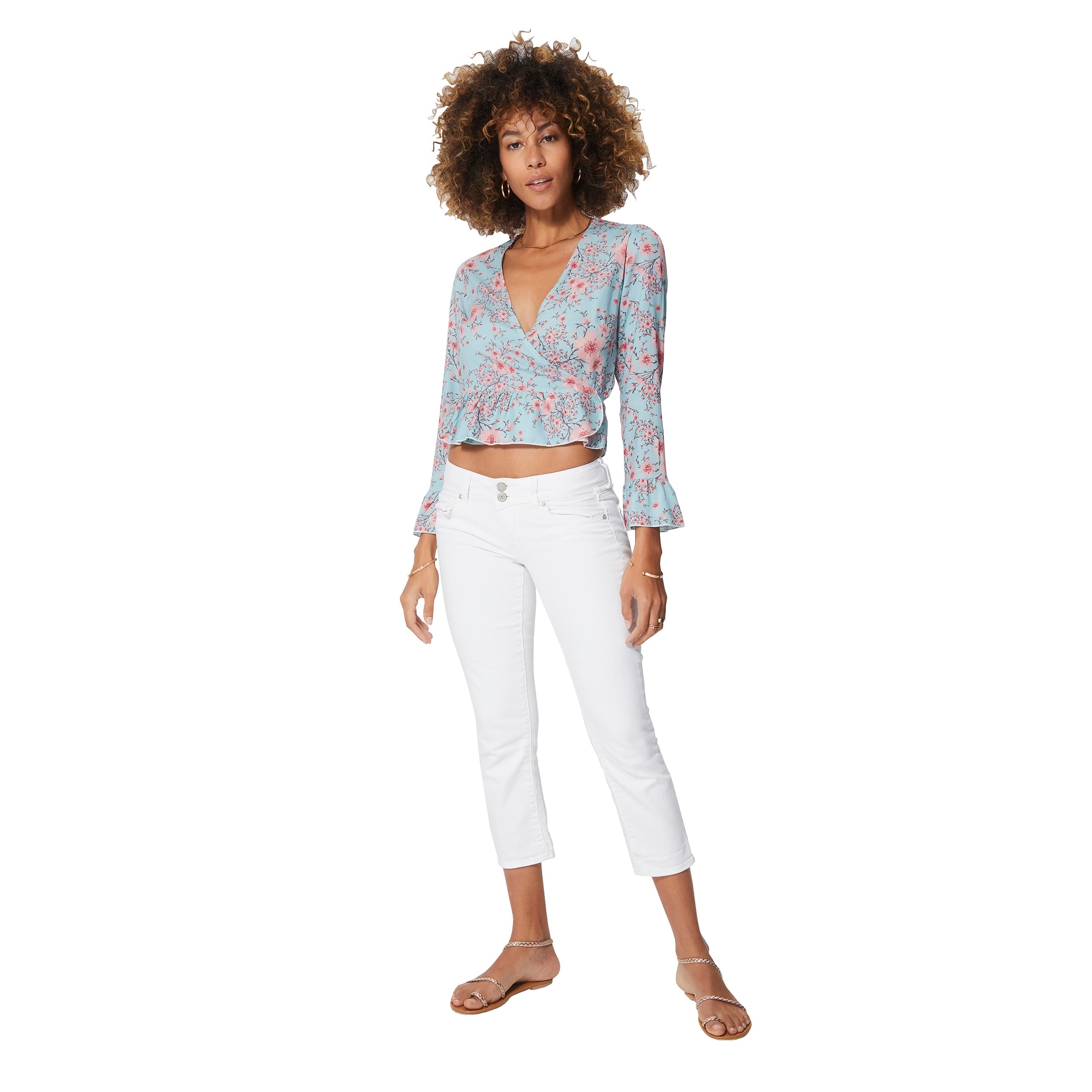 Top été court manches longues Motel - 100% viscose - Akoustik Online