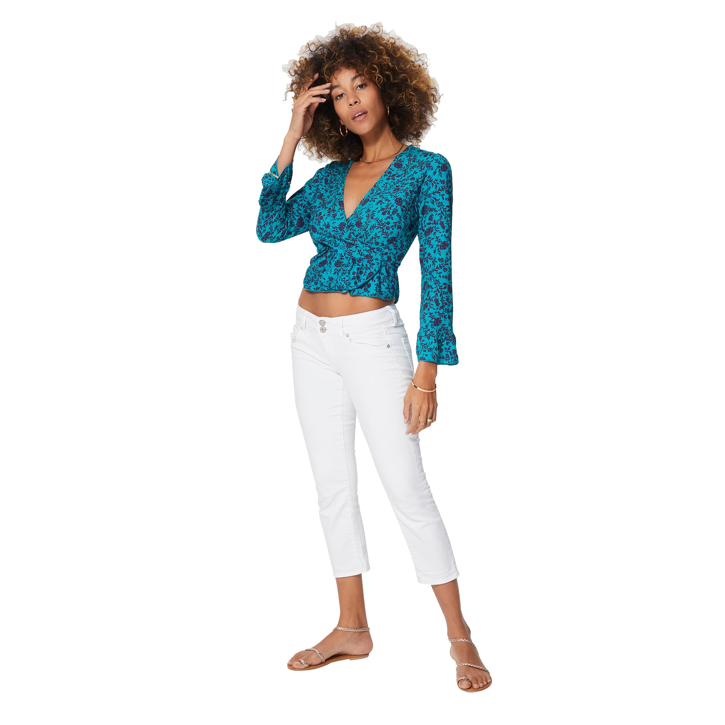 Top été court manches longues Metody - 100% viscose - Akoustik Online