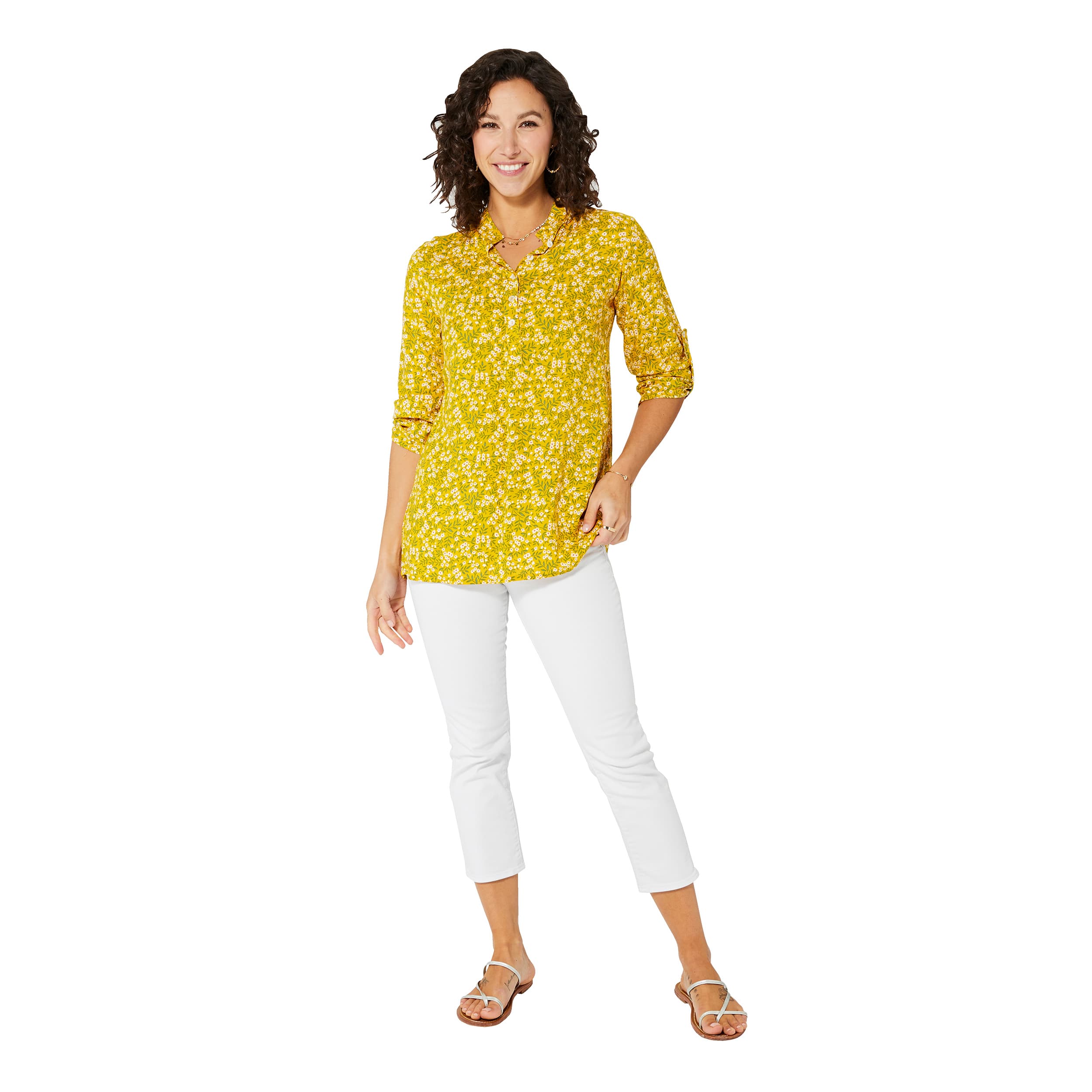 Top été long manches 3/4 Meriel - 100% viscose - Akoustik Online