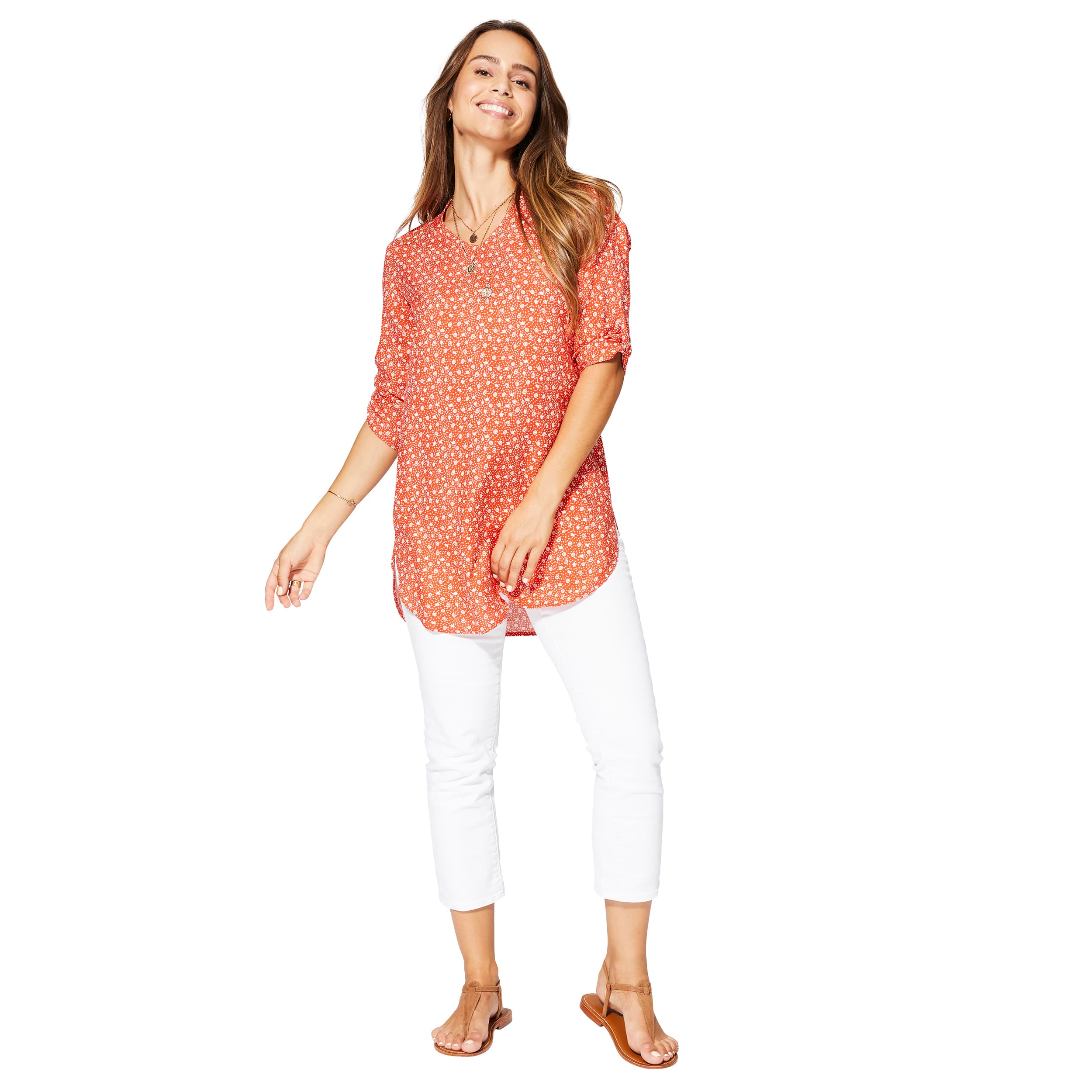 Tunique été manches 3/4 Rana - 100% viscose - Akoustik Online