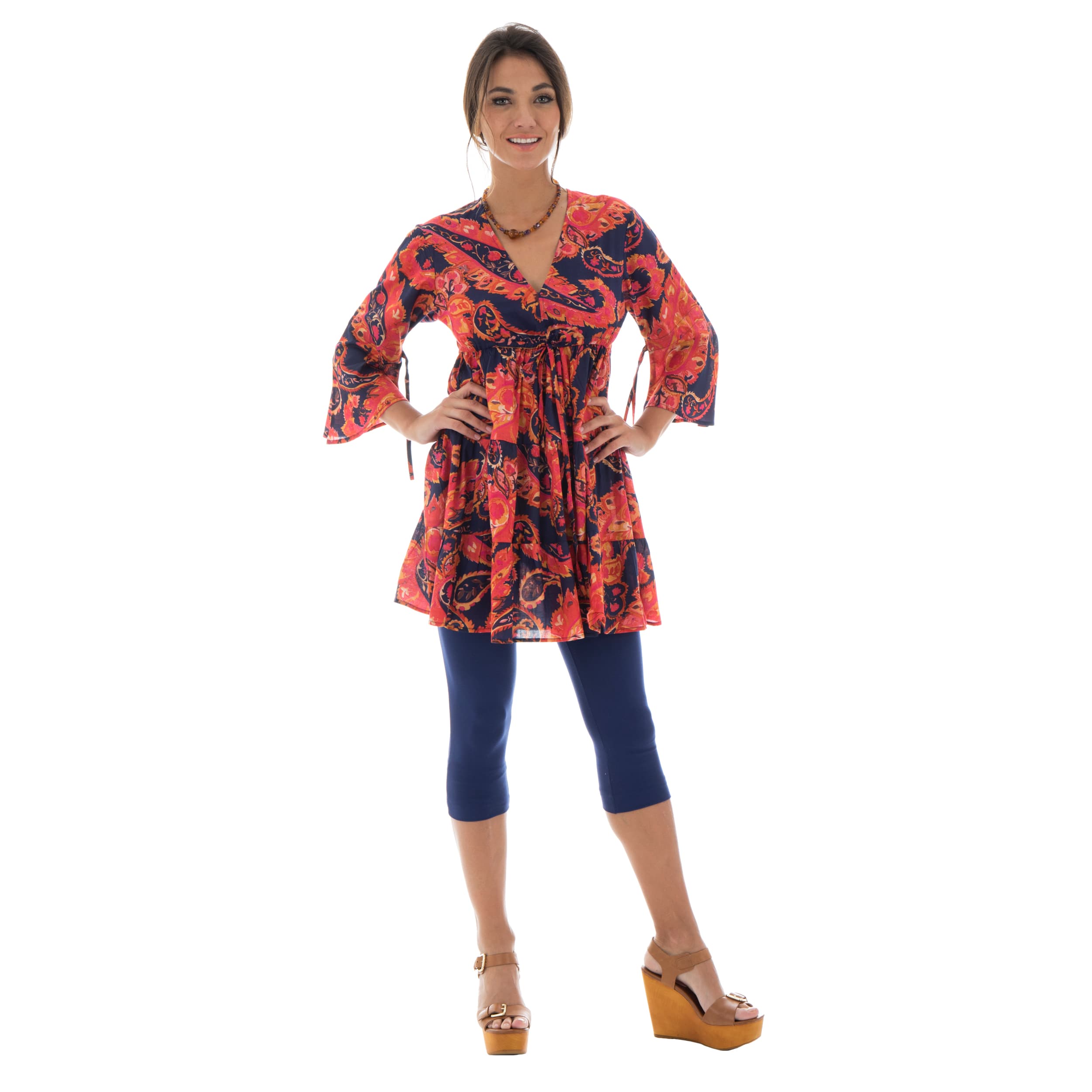 Tunique été Alpina - 100% voile de coton - Akoustik Online