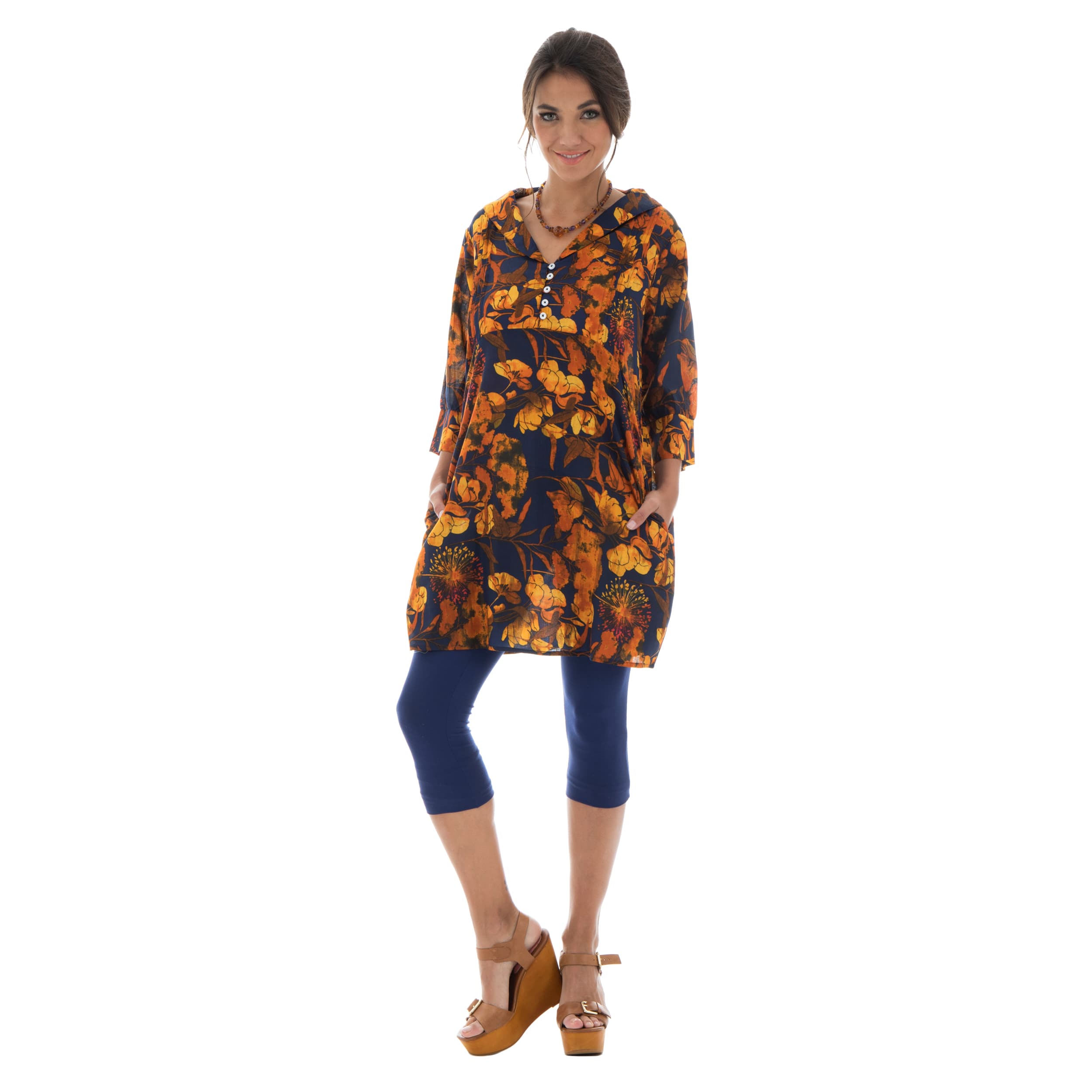 Tunique été Narca - 100% voile de coton - Akoustik Online