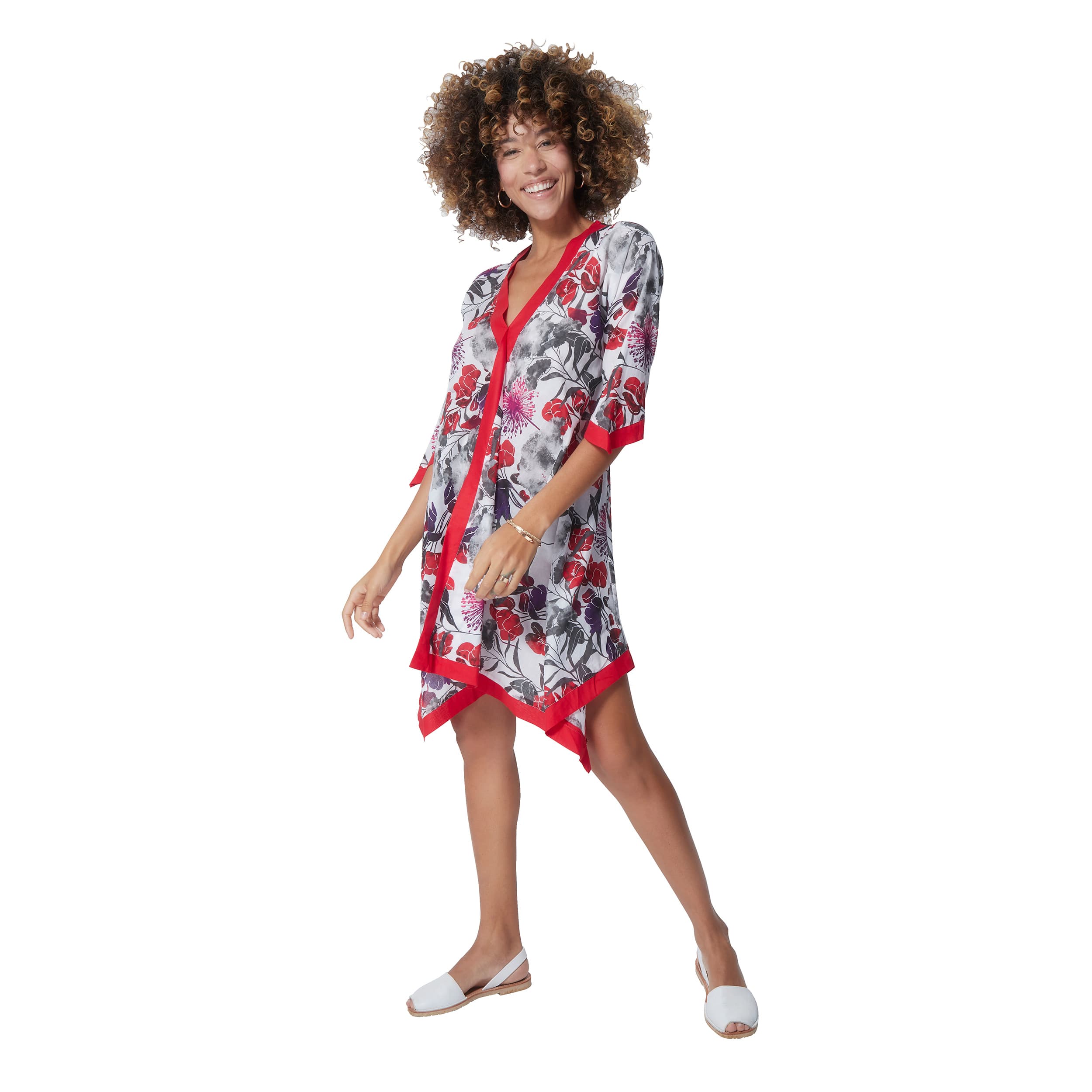 Tunique été manches 3/4 Ila - 100% voile de coton - Akoustik Online